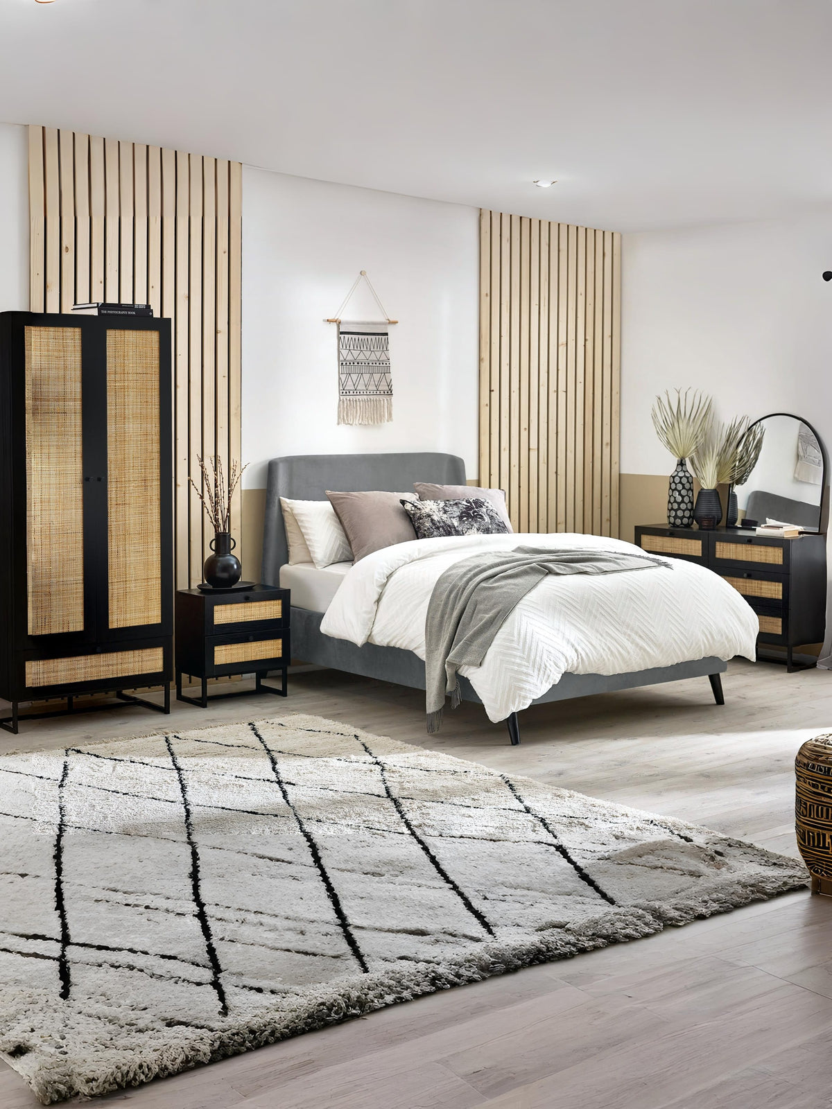 Padstow 6 Drawer Chest - Black