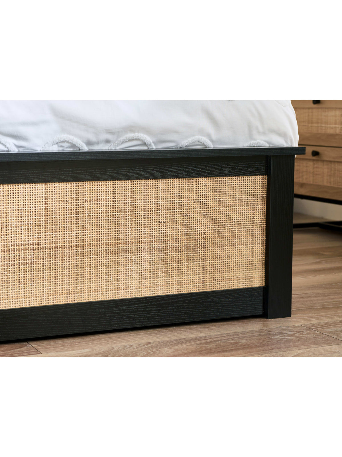 Padstow Ottoman Storage Bed - Black