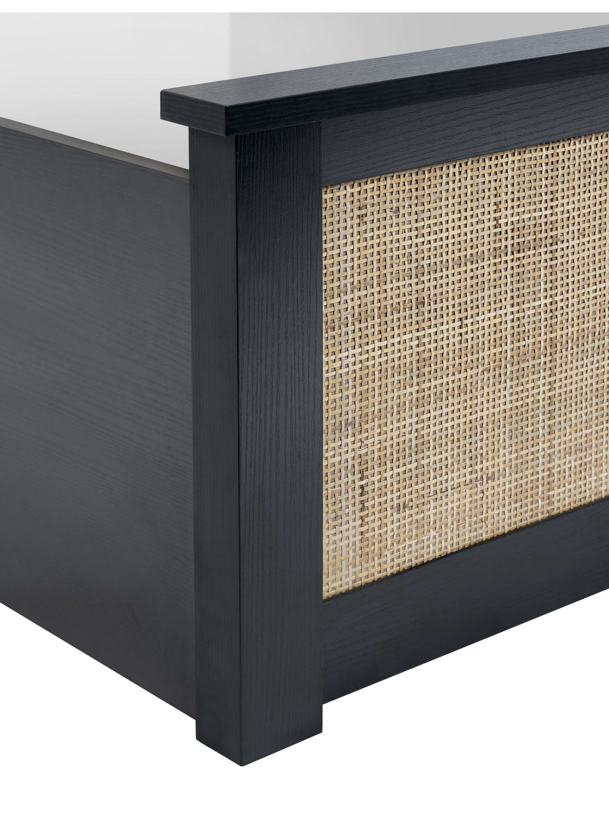 Padstow Ottoman Storage Bed - Black