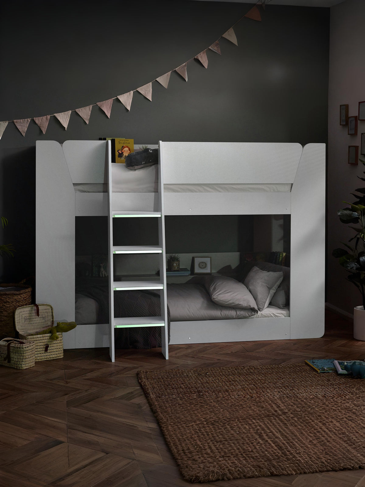 Parsec Bunk Bed All White