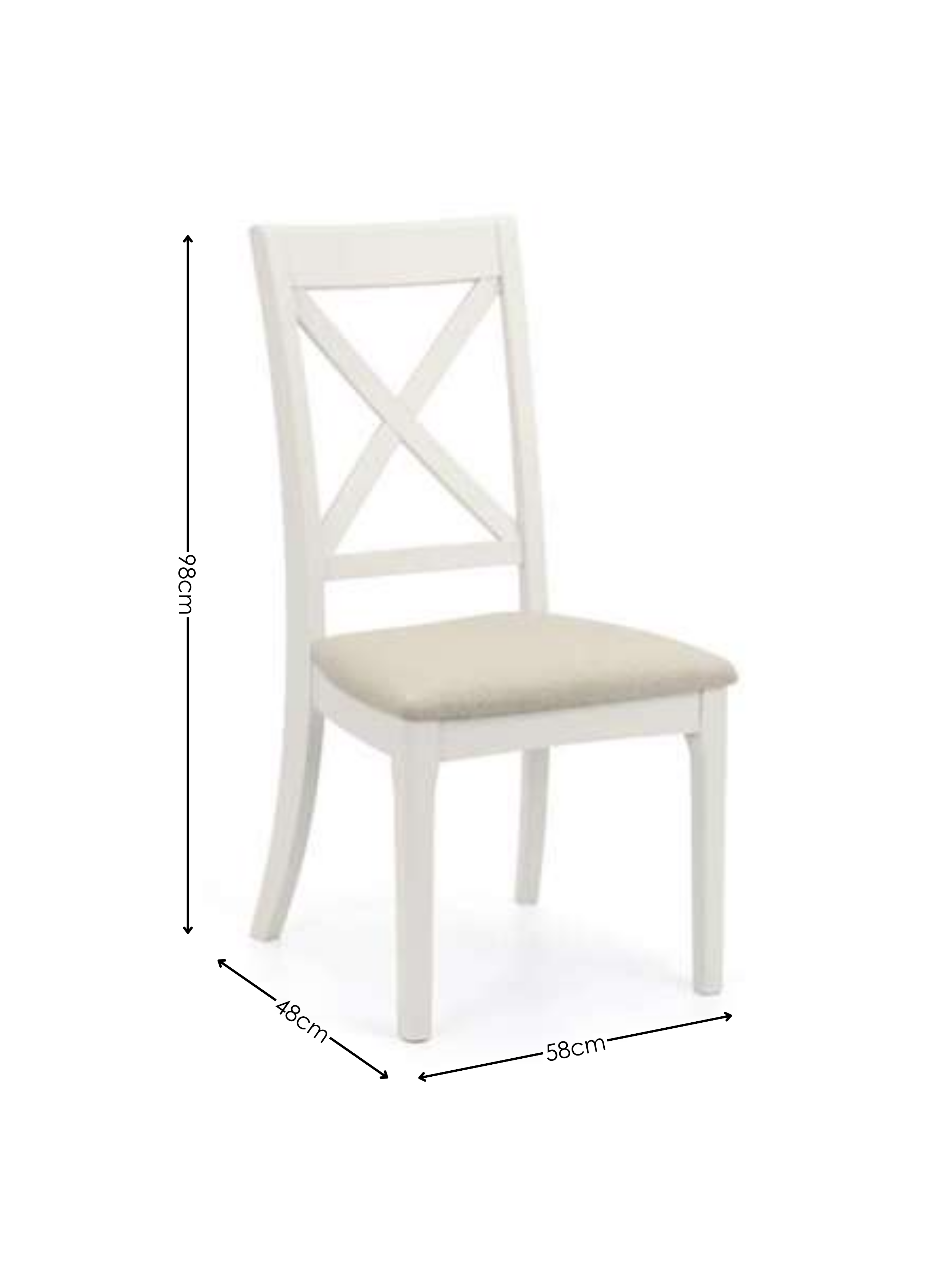 Provence Dining Chairs - Grey (Set Of 2)