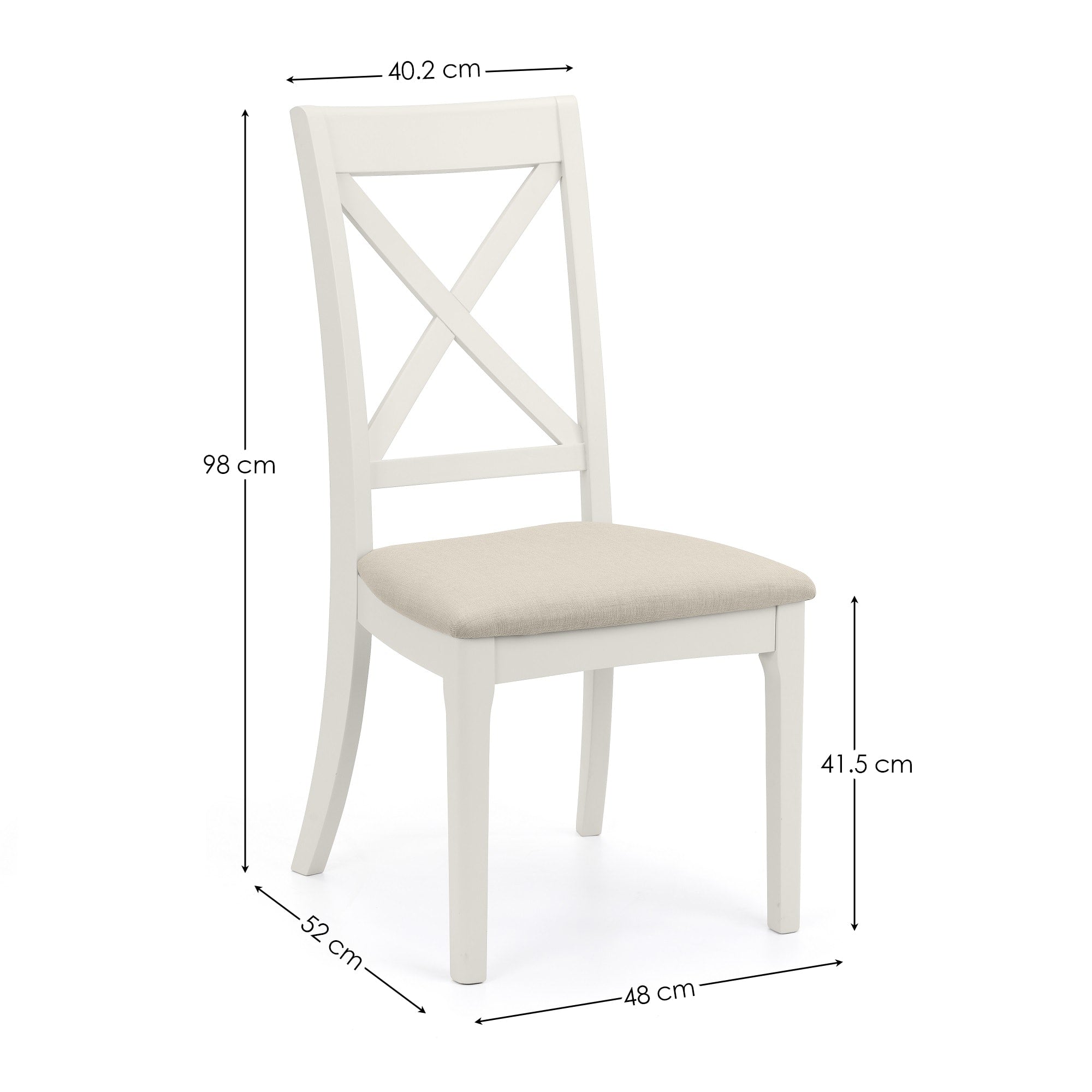 Provence Dining Chairs - Grey (Set Of 2) – Julian Bowen, view 4