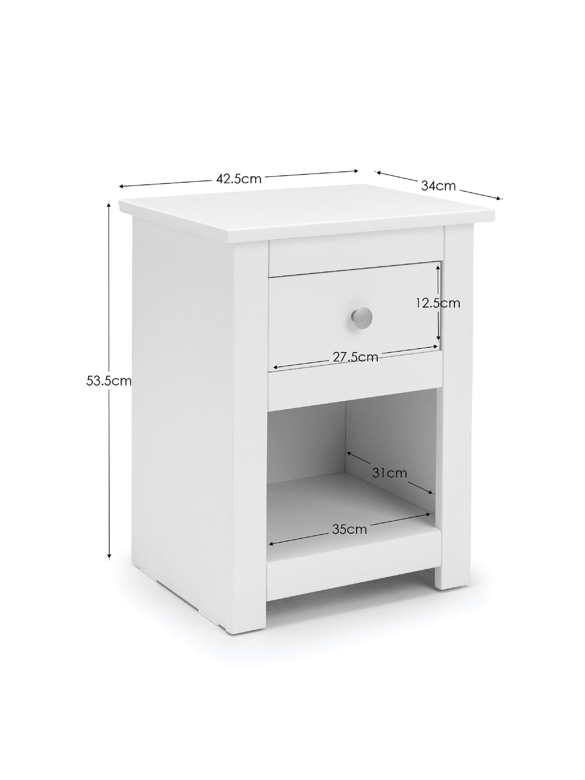 Radley Bedside - Surf White