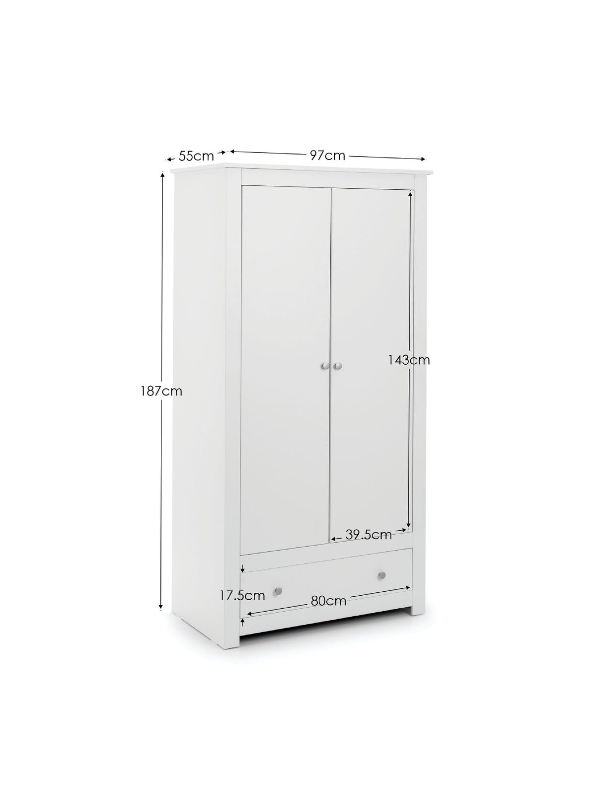 Radley Wardrobe - Surf White