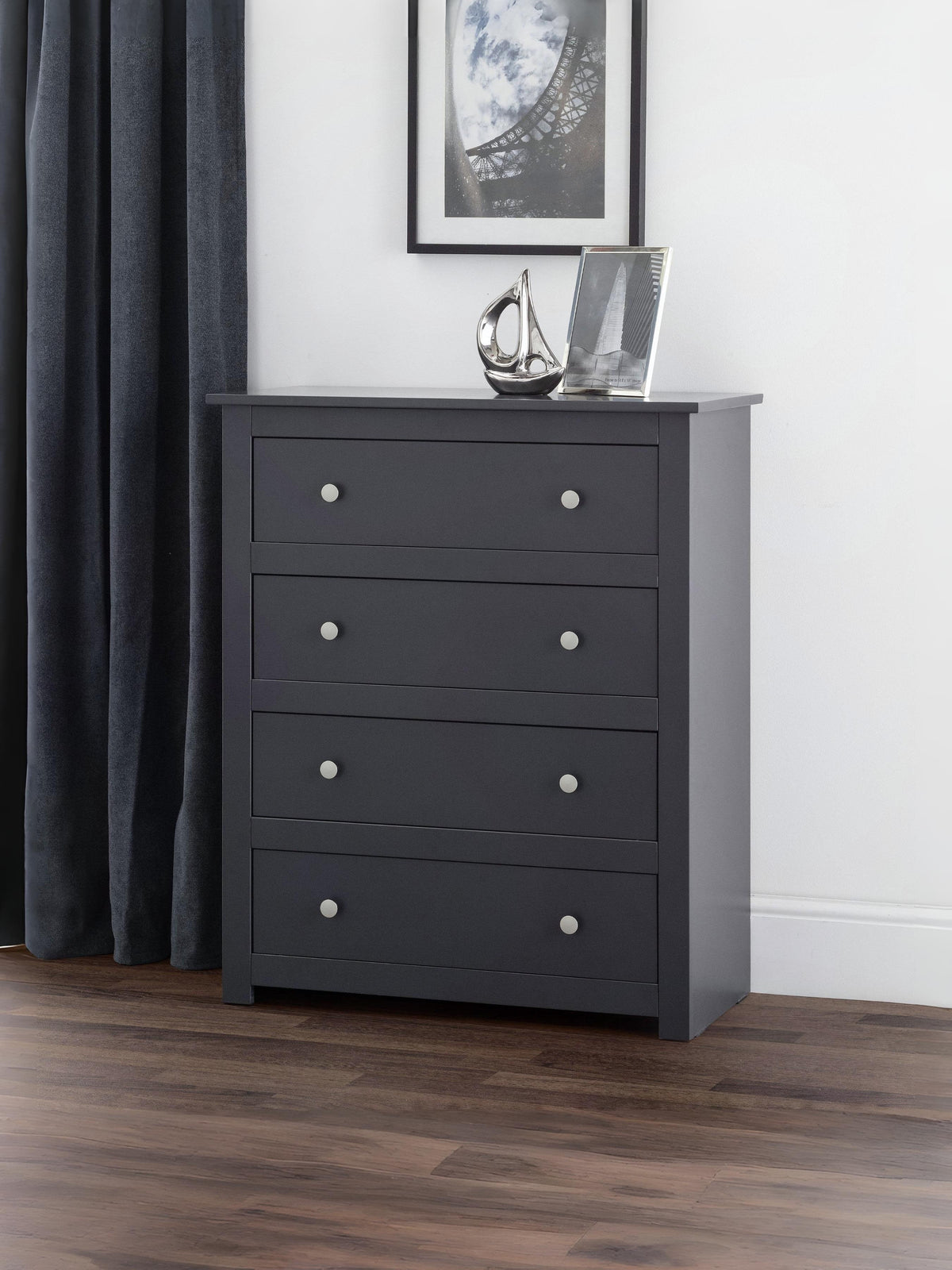 Radley 4 Drawer Chest - Anthracite