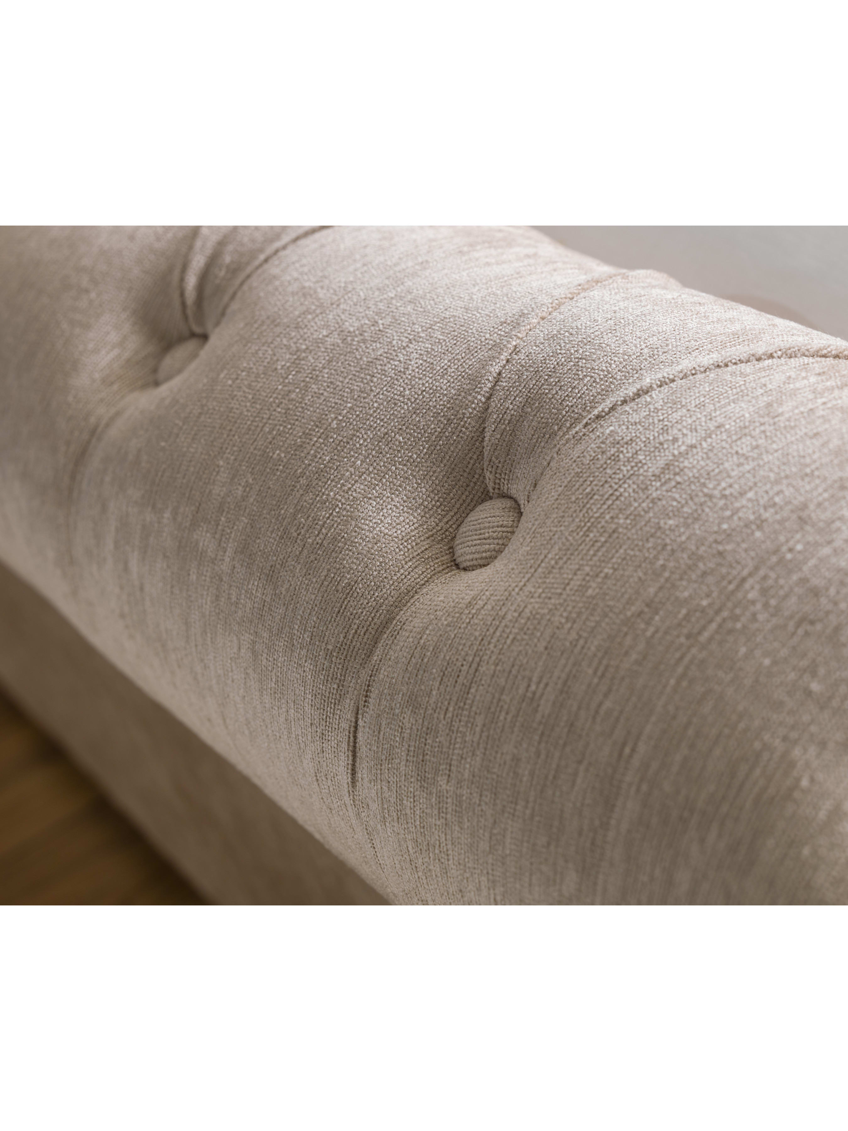 Ravello Beige Chenille Storage Bed with 2 Drawers – Mink Chenille