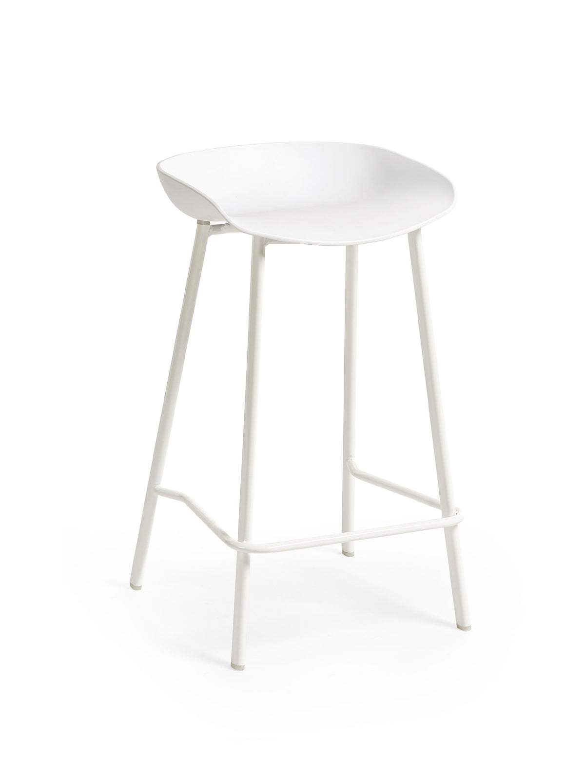 Renzo Bar Stool White (Set Of 2)