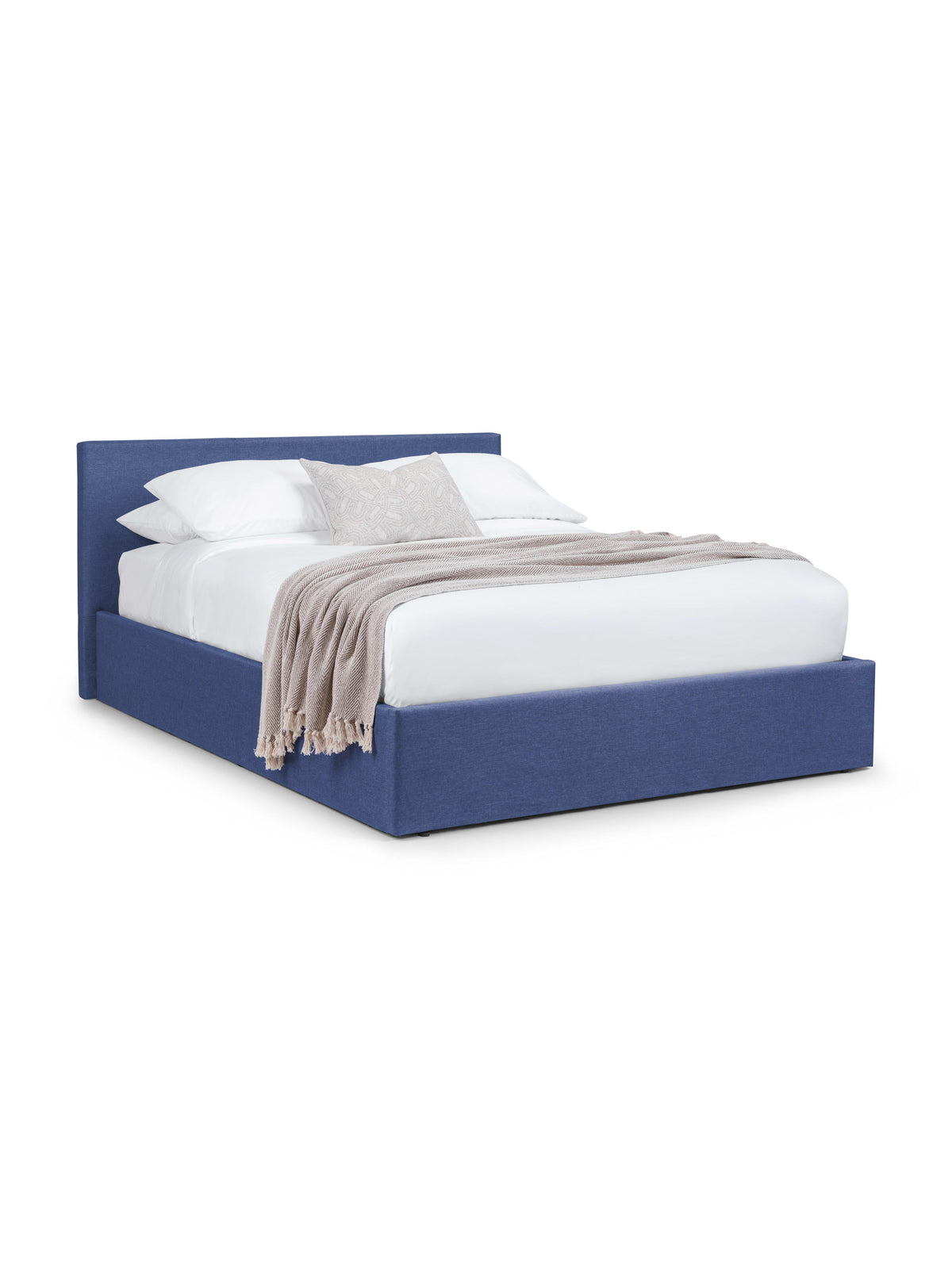 Rialto Lift-Up Storage Bed - Blue Linen