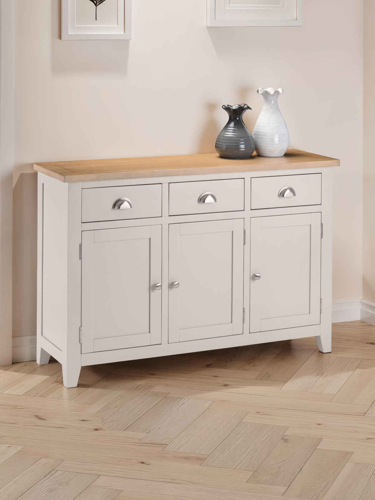 Richmond Sideboard - Elephant Grey/Pale Oak