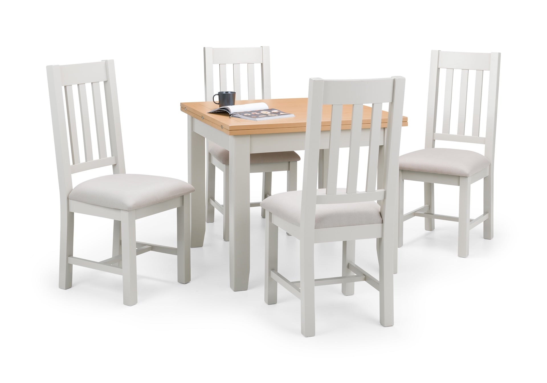 Richmond Dining Chairs - Grey (Set Of 2) – Julian Bowen, view 6