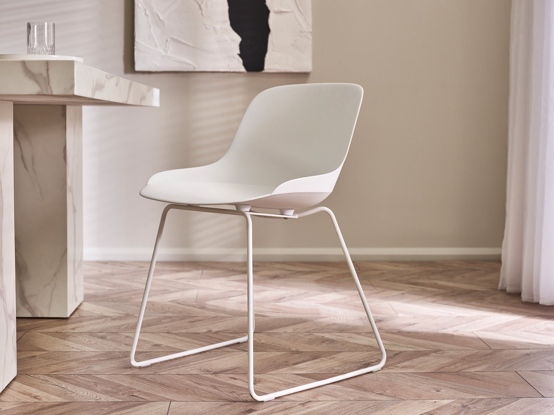 Rocco Chairs - White (Set of 2) – Julian Bowen, view 2