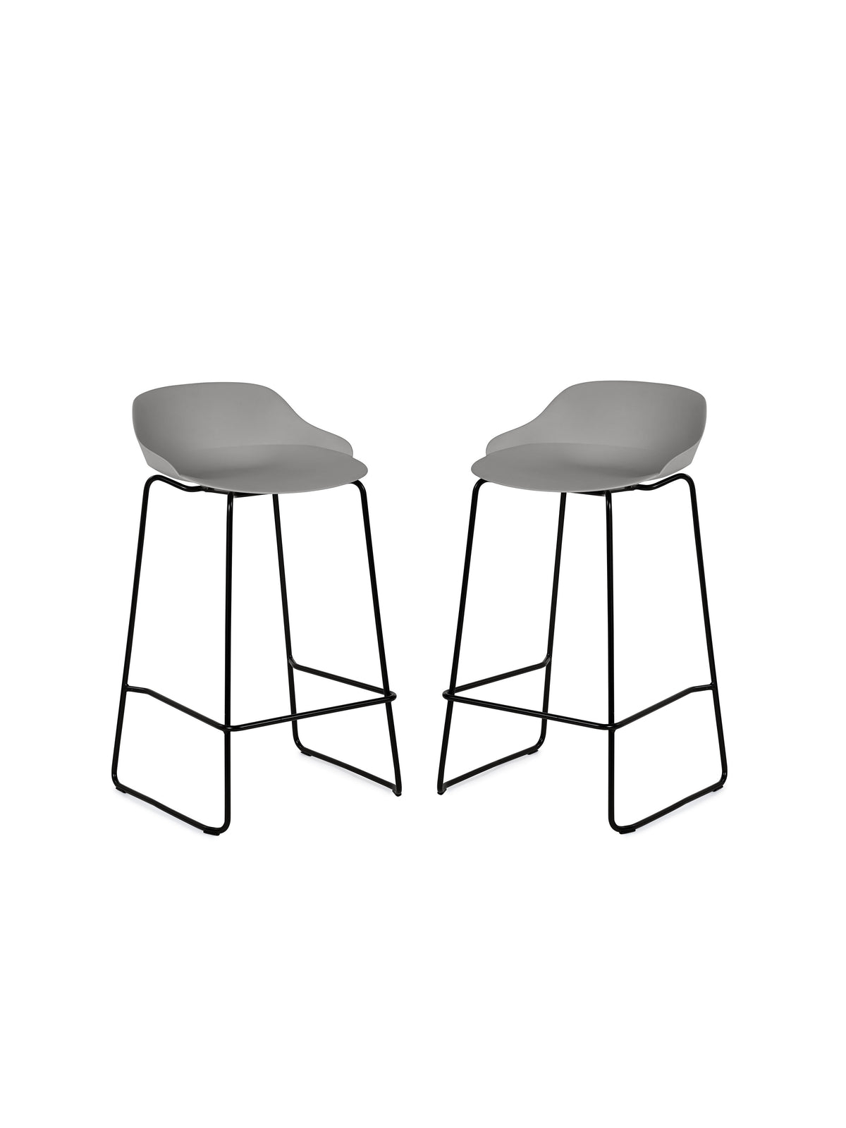 Rocco Stools - Light Grey (Set Of 2)