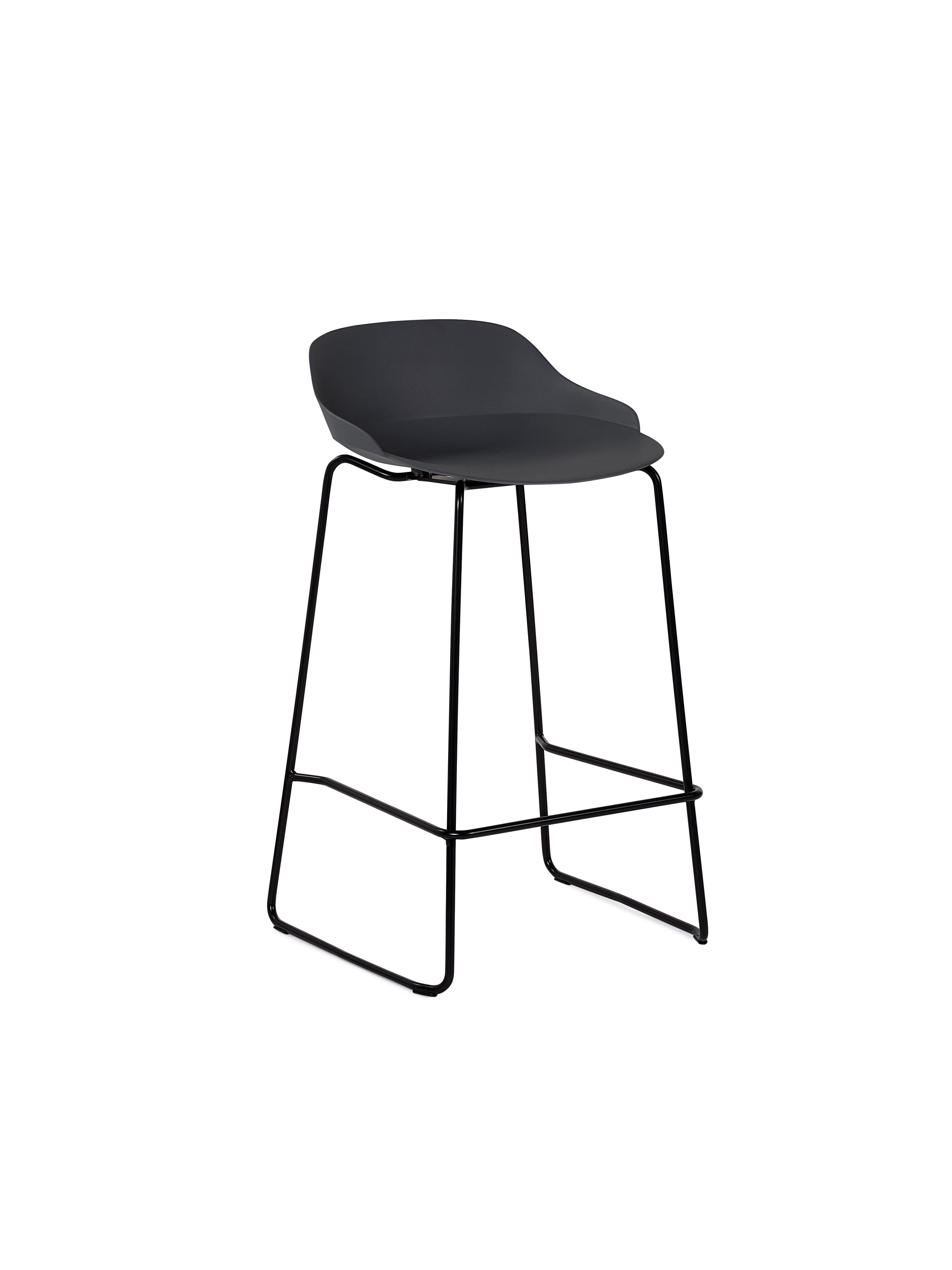 Set Of 2 Rocco Stools – Dark Grey