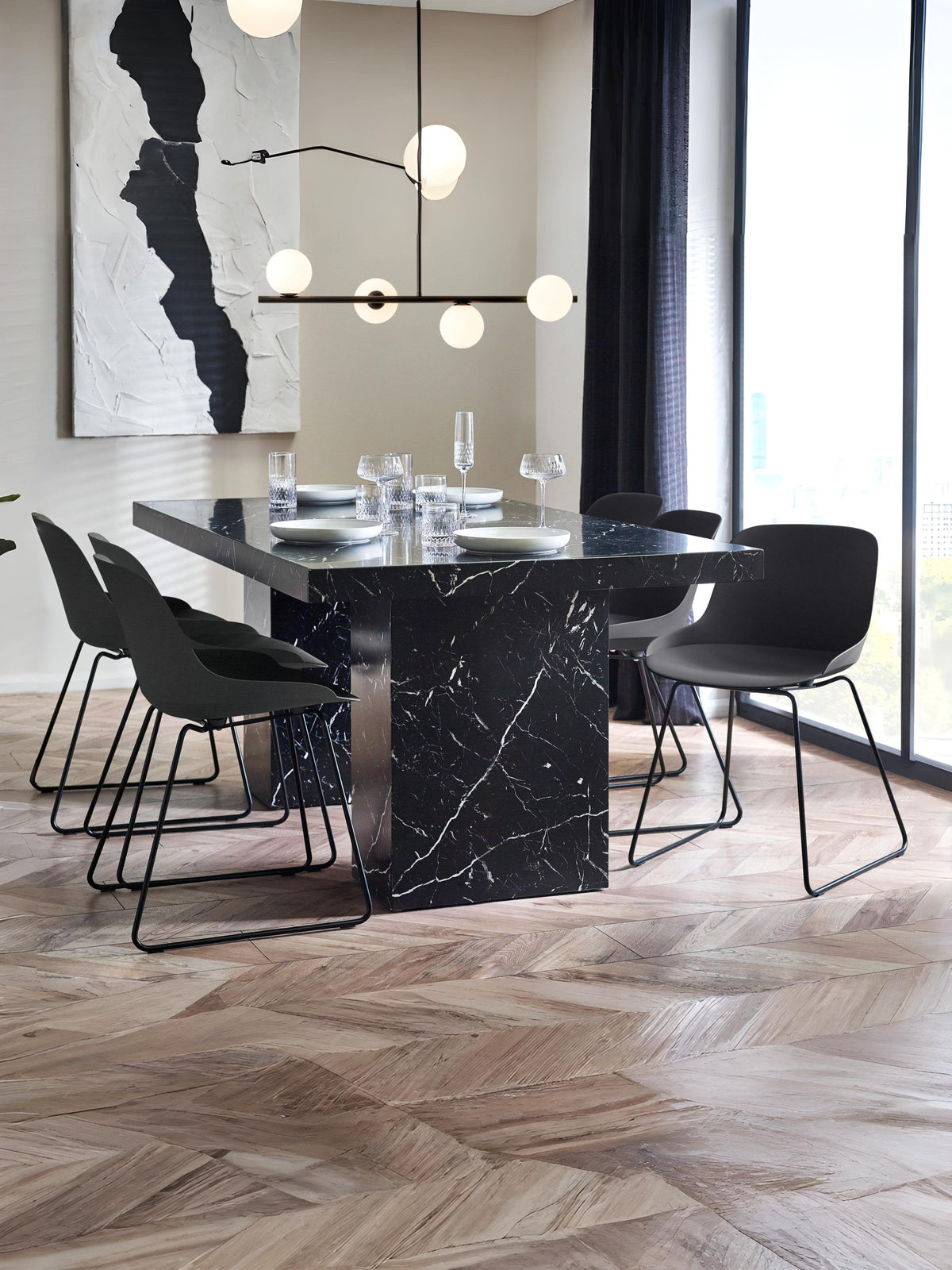 Rome Dining Table - Black