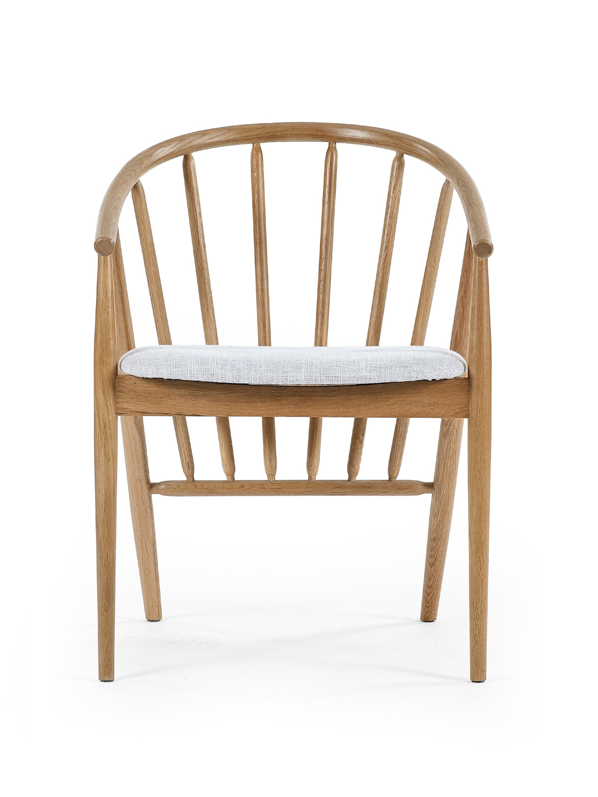 Rory Oak Curved Back Dining Chair