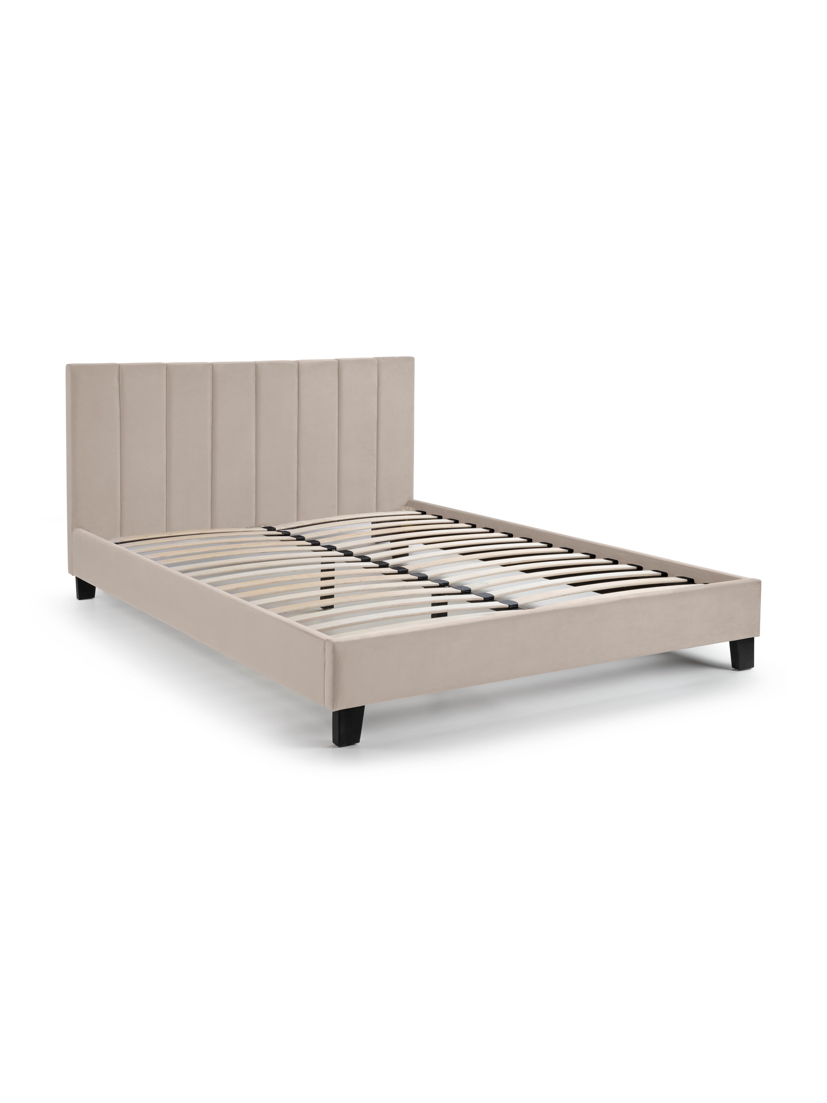 Rosa Bed Frame - Cream Velvet – Julian Bowen, view 3