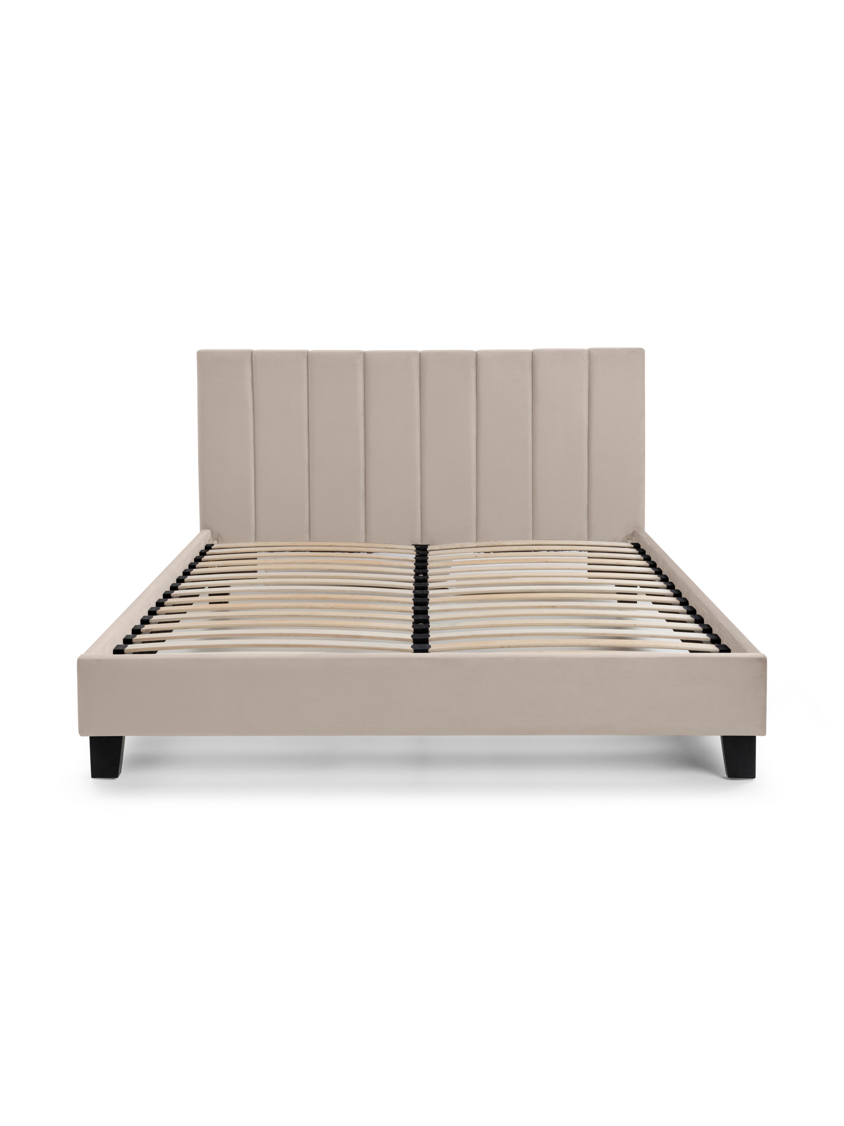 Rosa Bed Frame - Cream Velvet – Julian Bowen, view 4