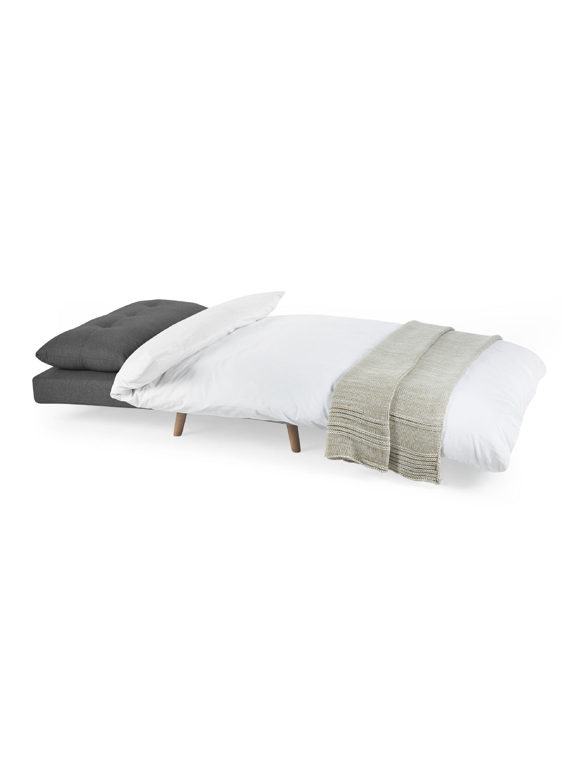 Rowan Single Sofabed - Mid Grey
