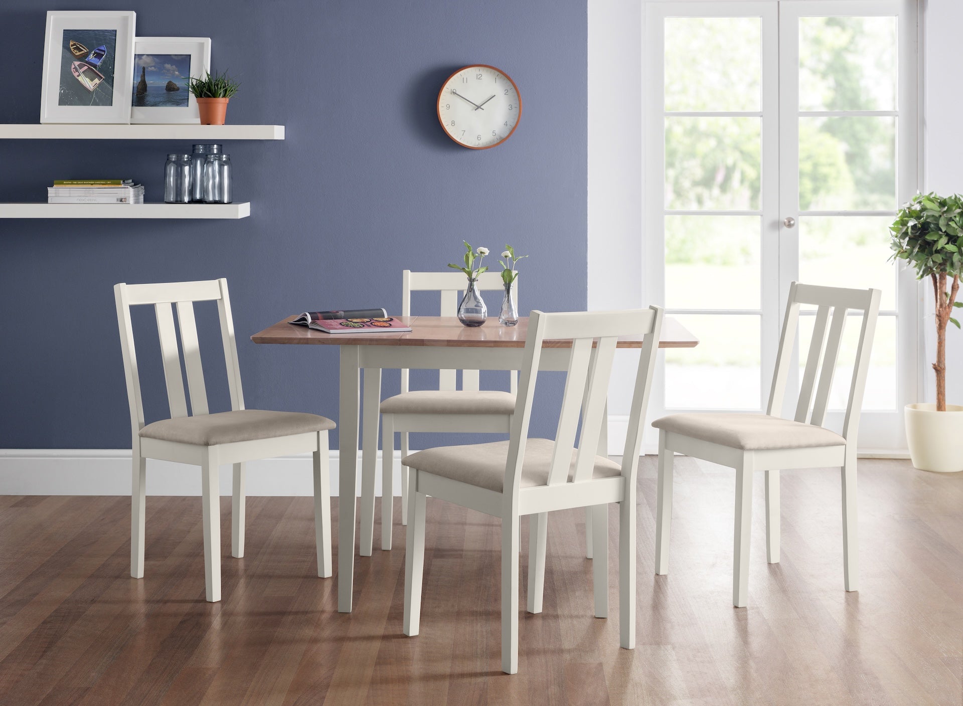 Rufford Ivory Dining Chairs (Set of 2) – Julian Bowen, view 4