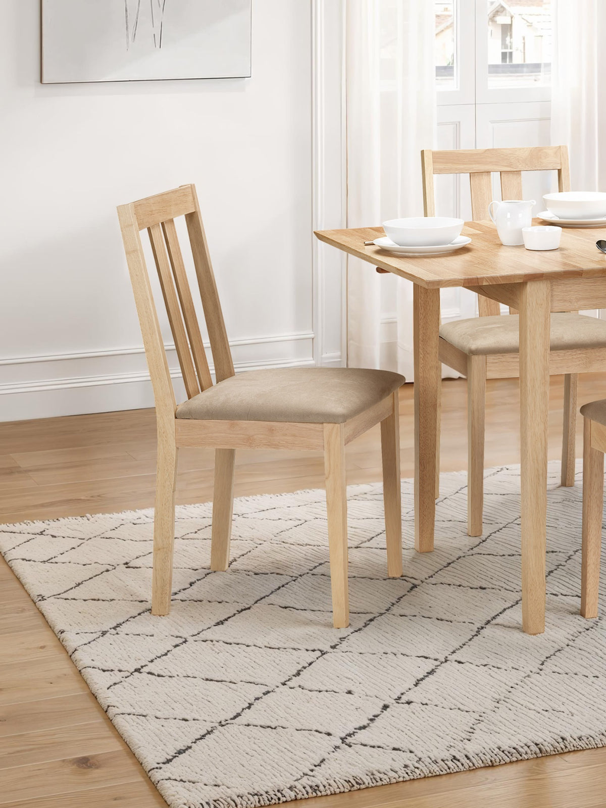 Rufford Dining Chairs - Oak (Set Of 2)