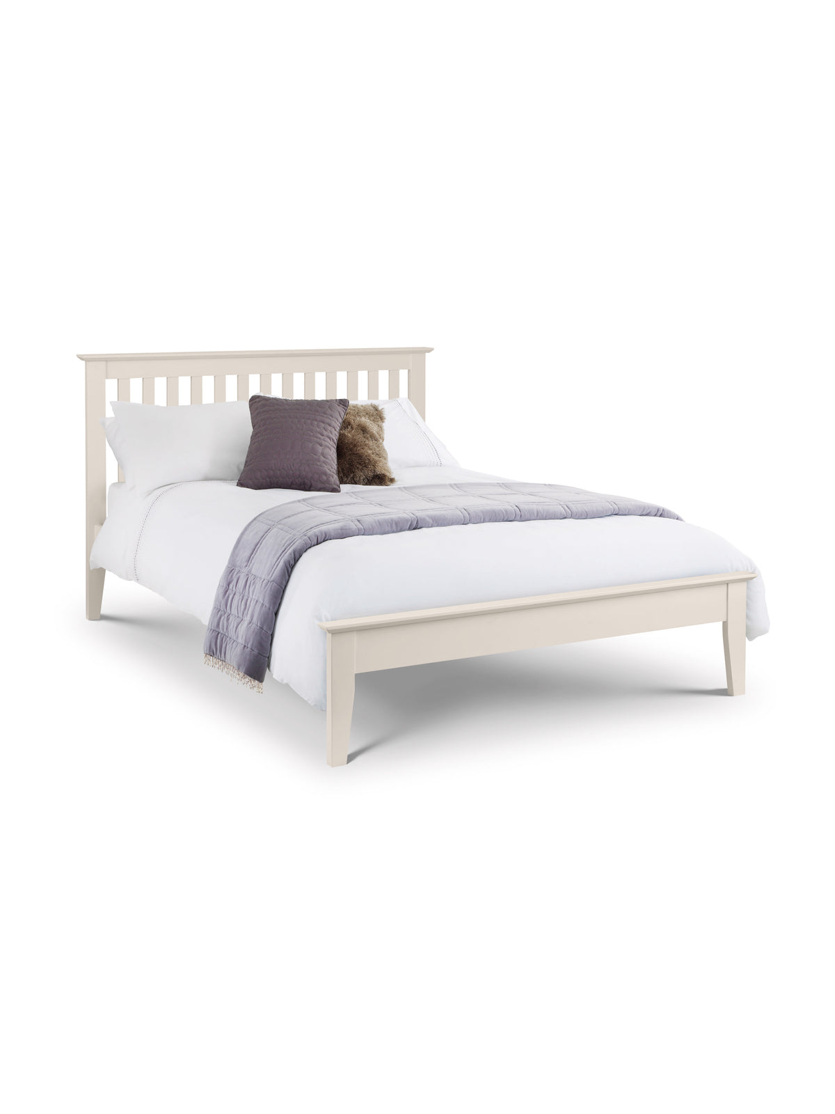 Salerno Shaker Bed - Ivory