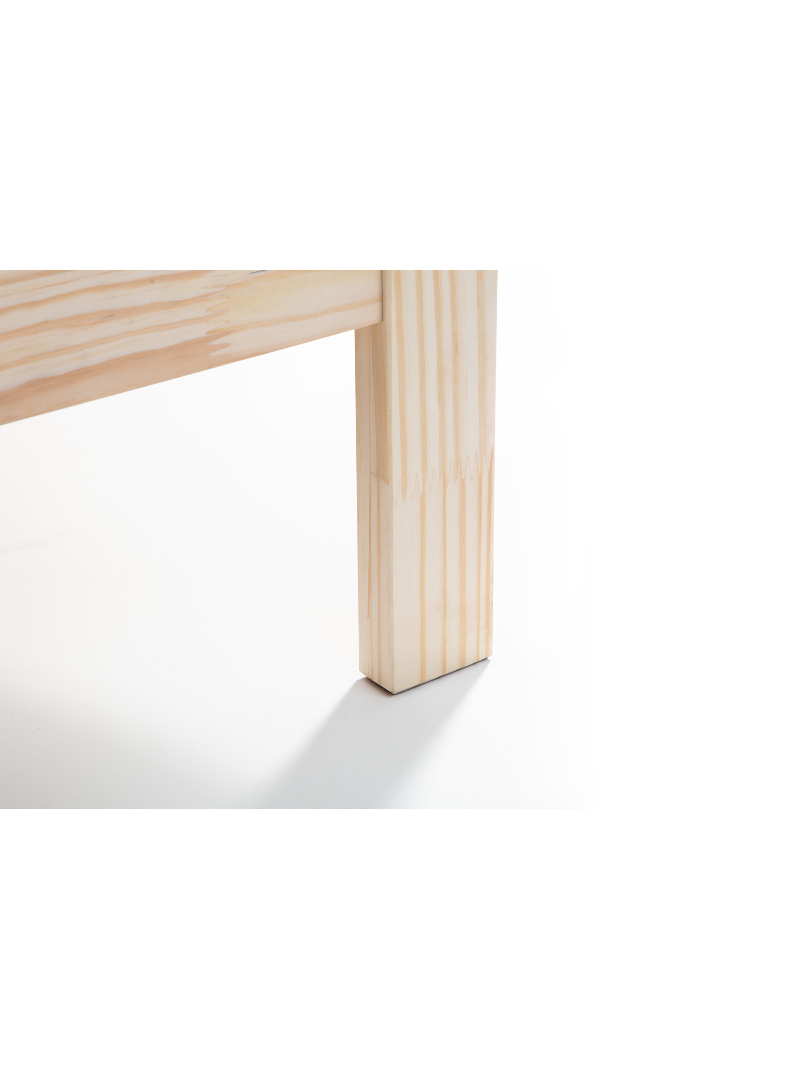 Sami Unfinished Solid Pine Bed – Unfinished Pine