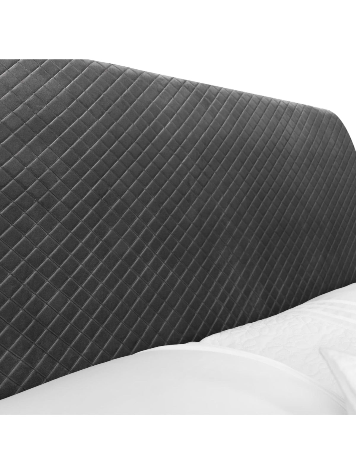 Sanderson Diamond Quilted Velvet Bed