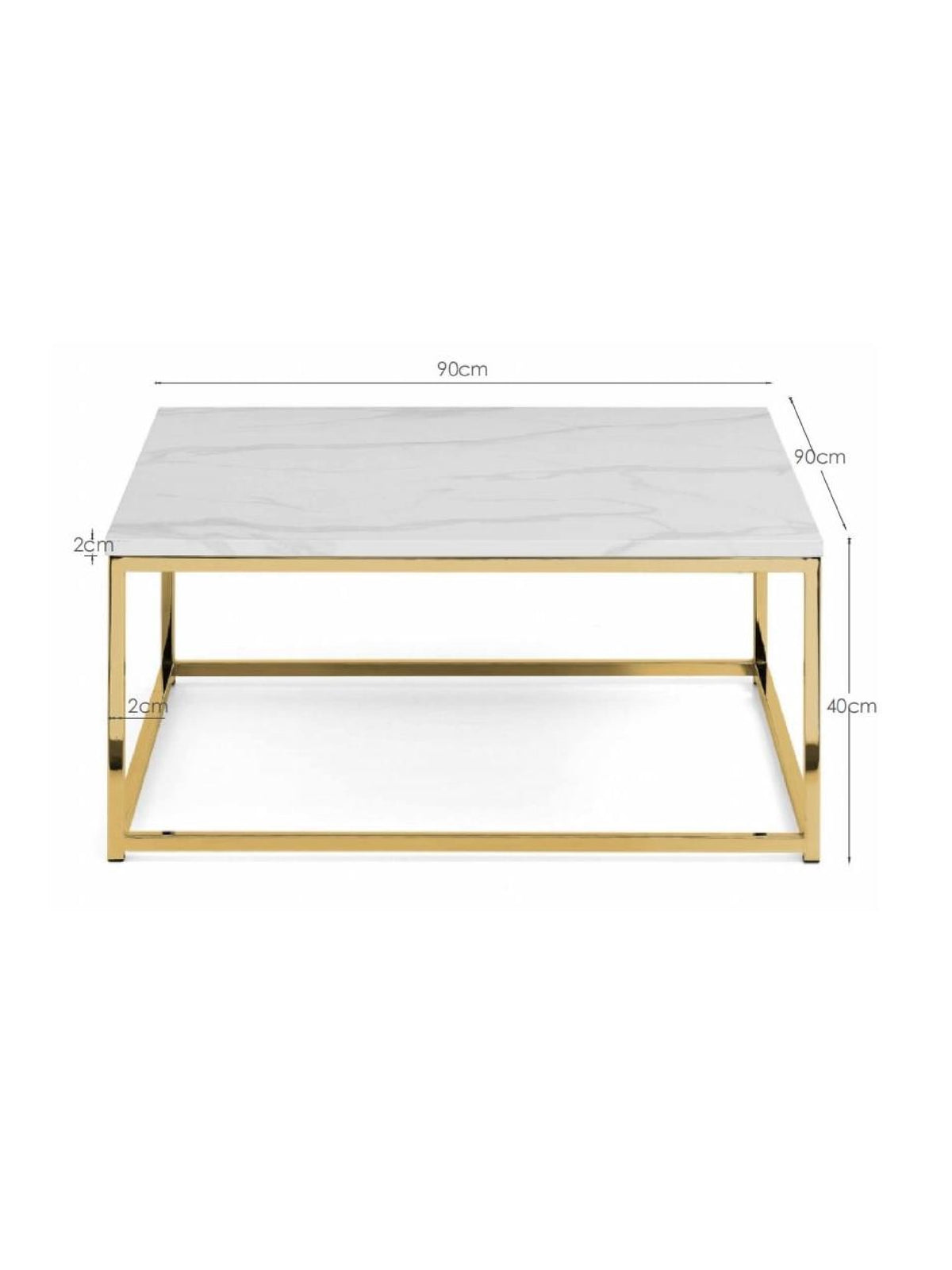 Scala Gold Coffee Table