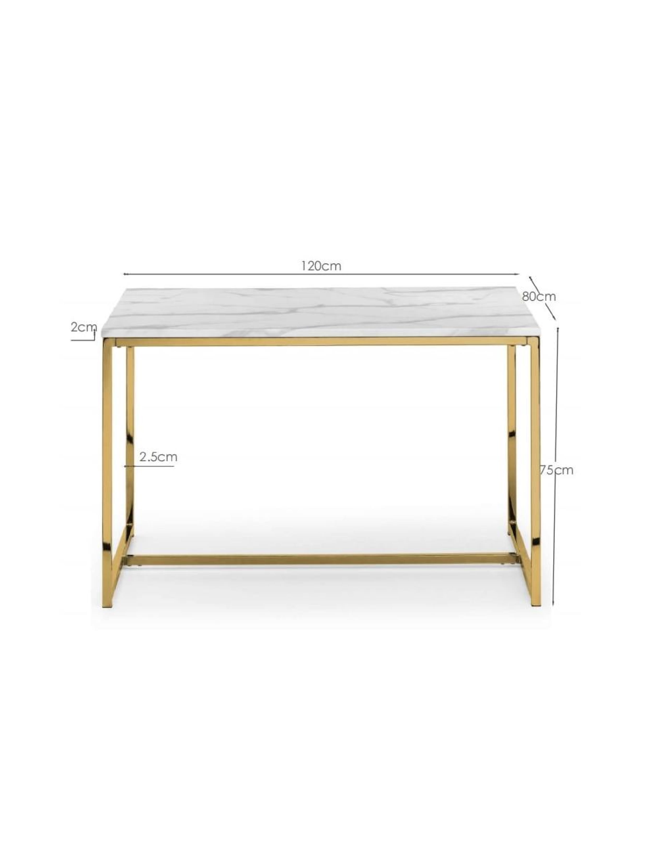 Scala Gold Table and 4 Grey Vittoria Chairs – Marble & Gold