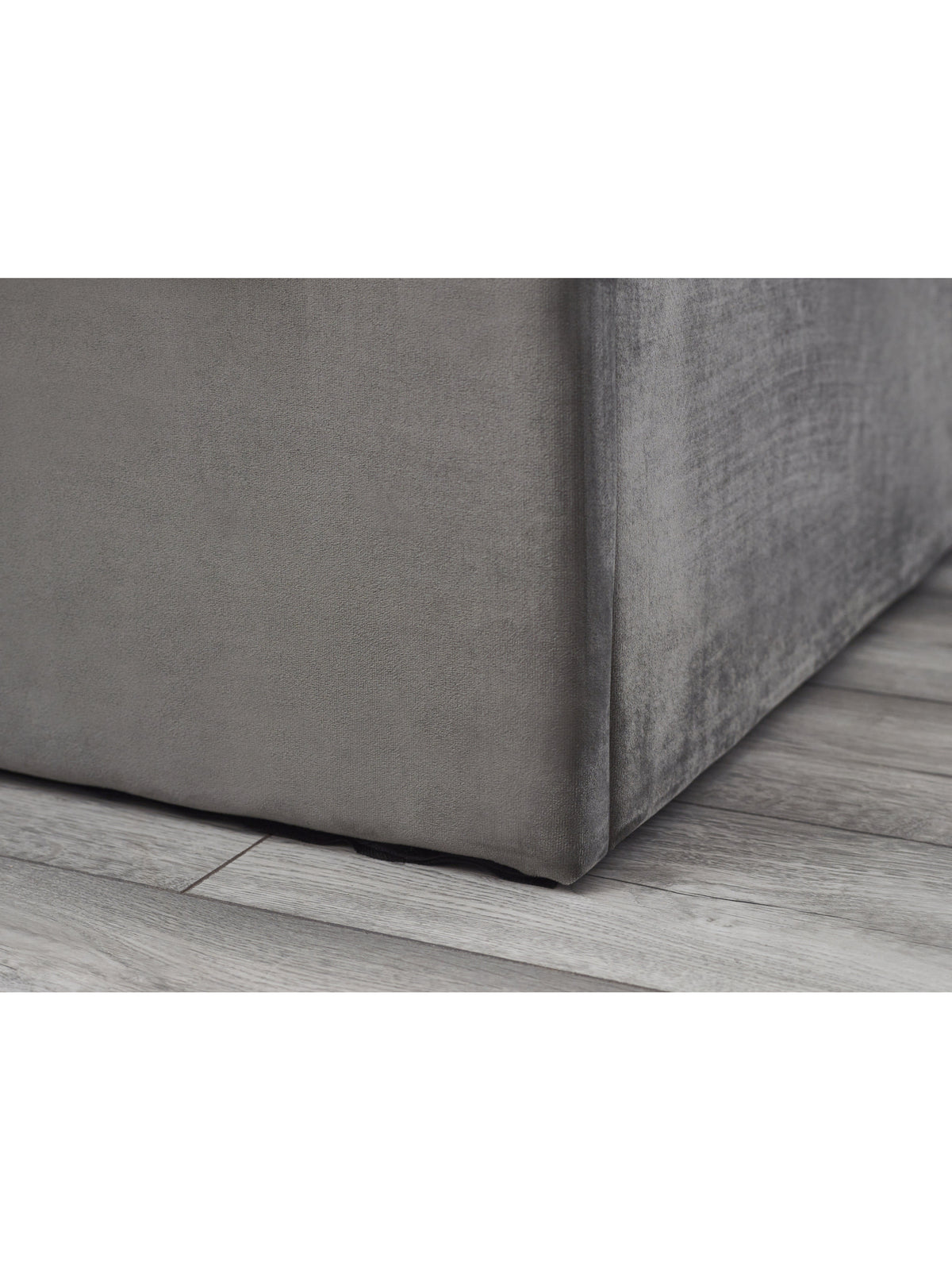 Shoreditch High Headboard Lift-Up Storage Bed - Slate Grey