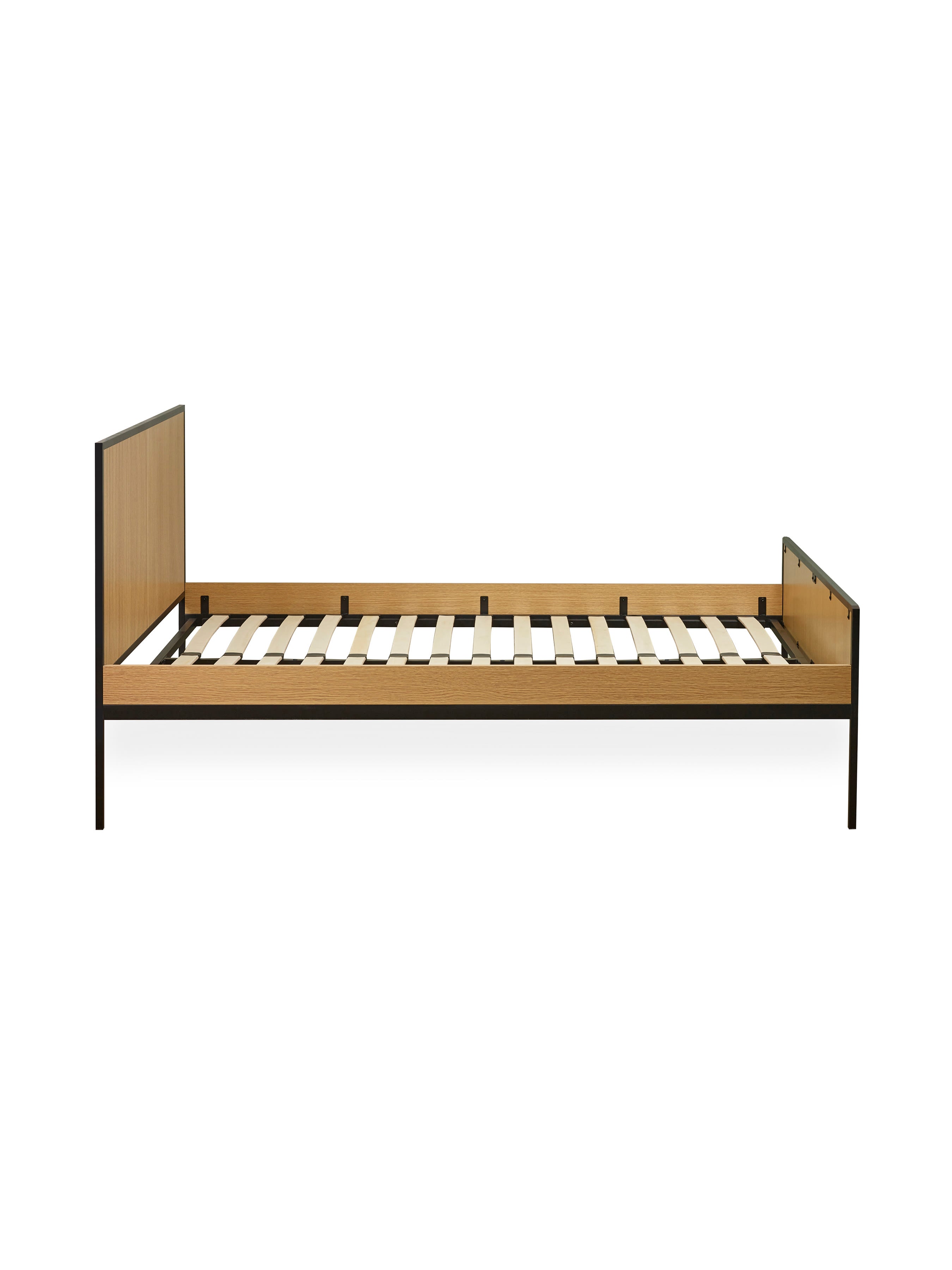Sia Oak Effect Bed Frame – Natural Oak Effect