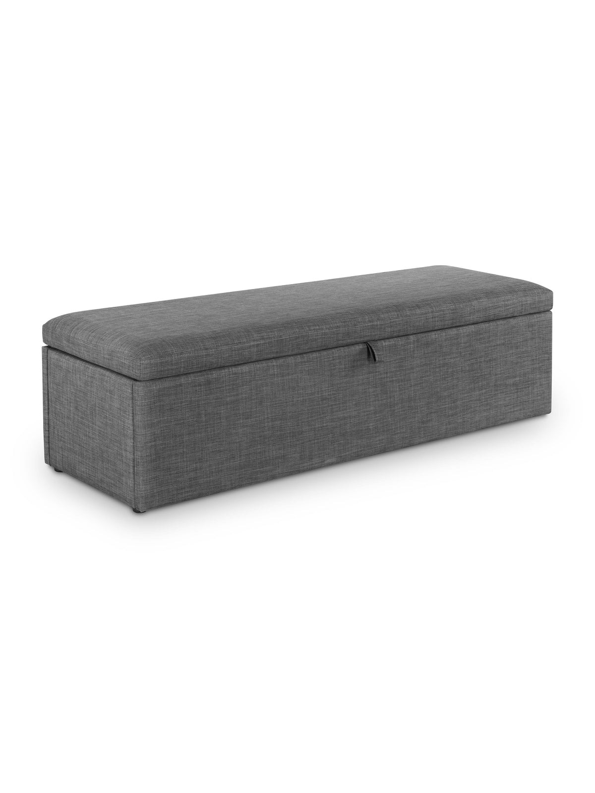 Sorrento Blanket Box Slate Linen - Slate Grey