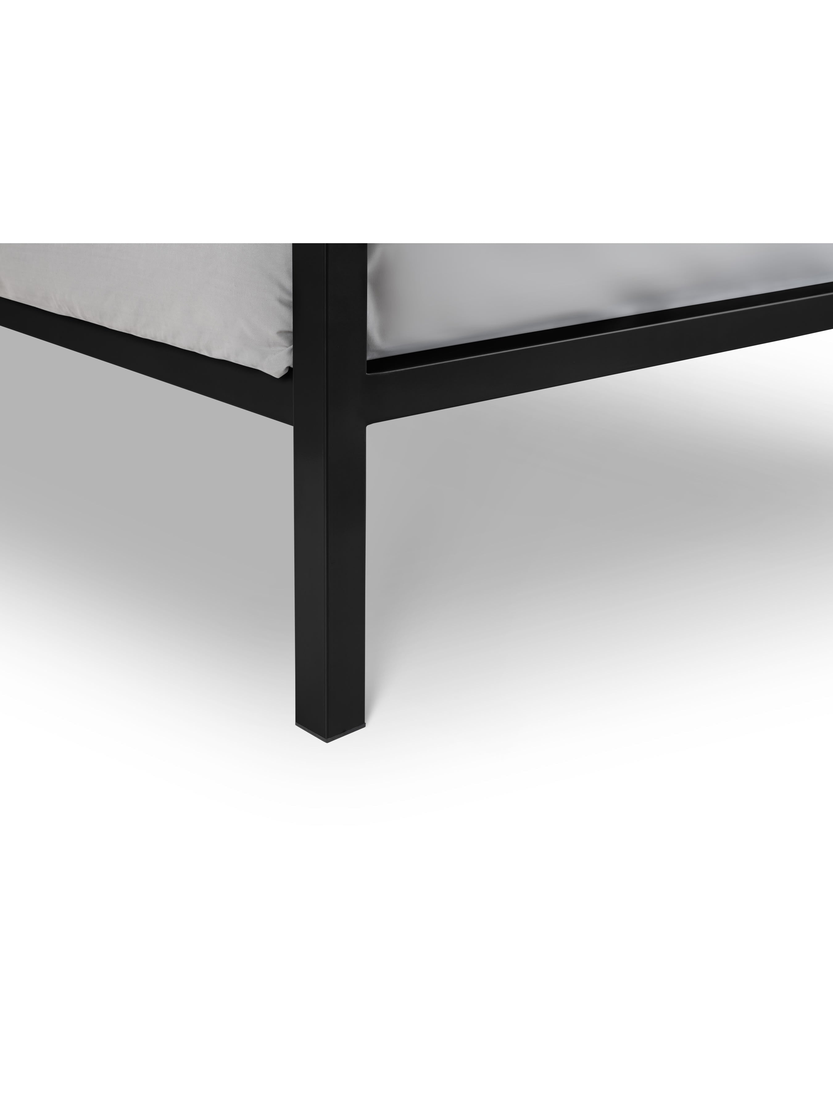 Soto Black Metal Bed