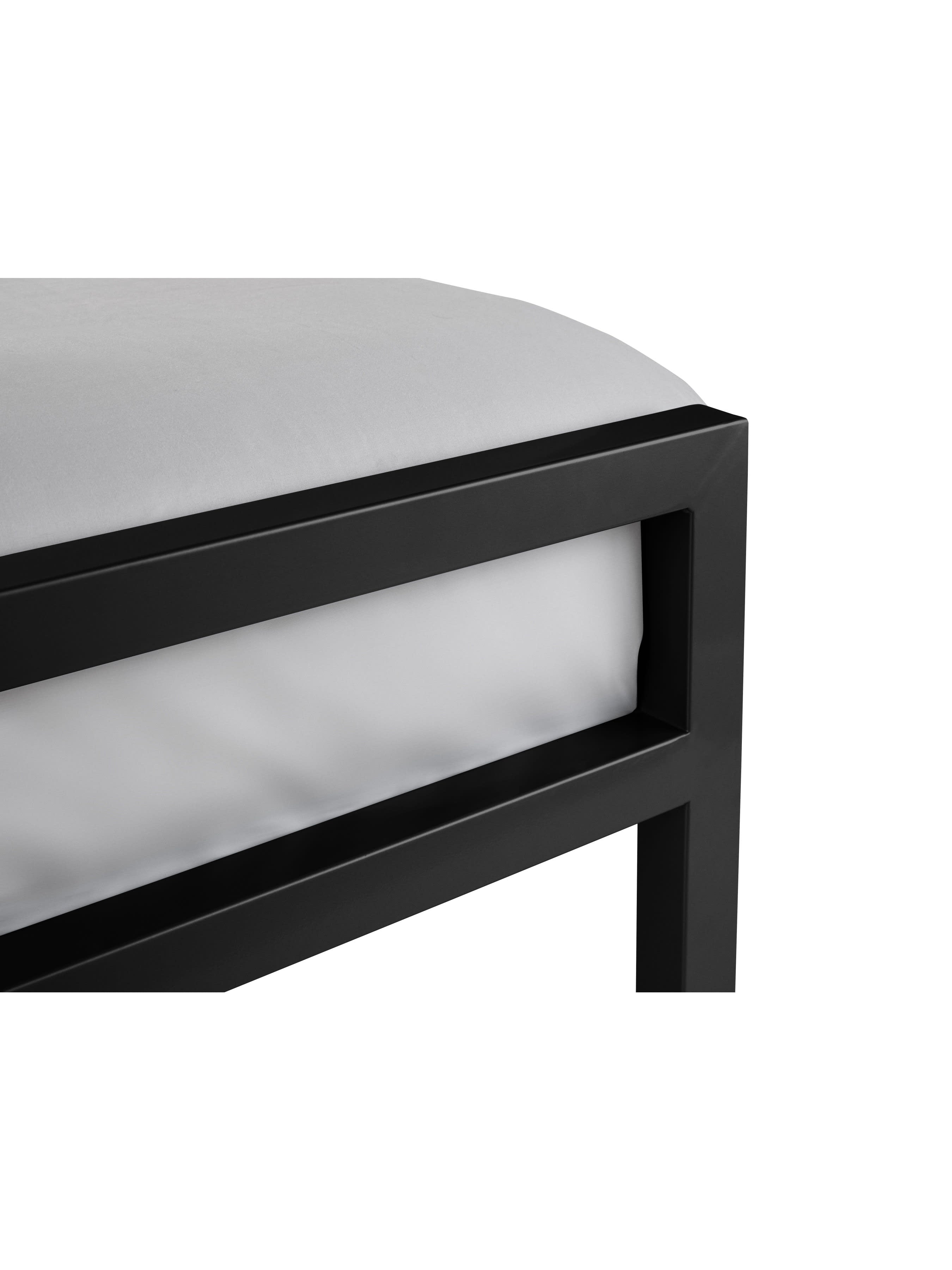 Soto Black Metal Bed