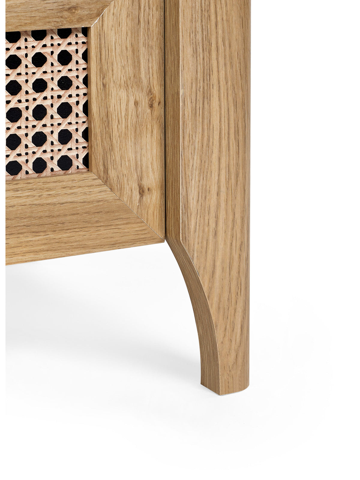 Sydney 5 Drawer Chest - Rattan Effect