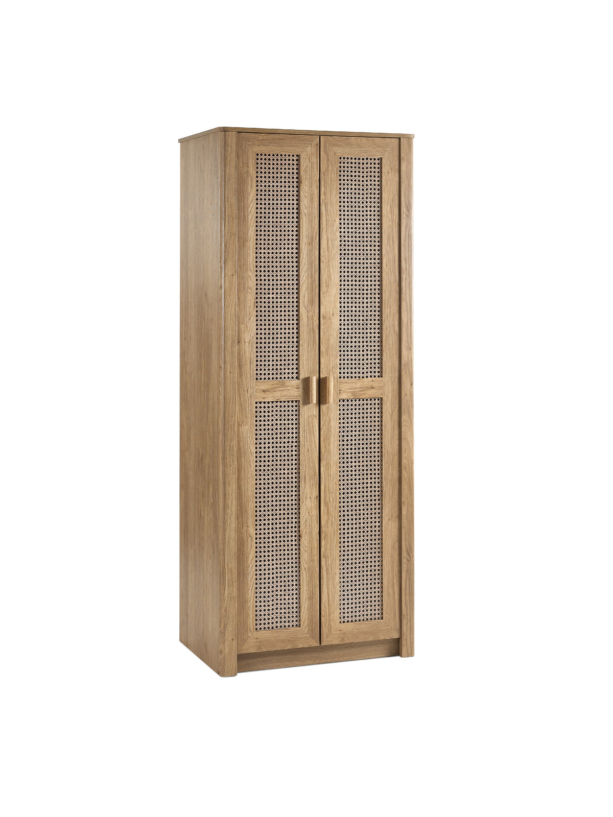 Sydney 2 Door Wardrobe - Rattan Effect