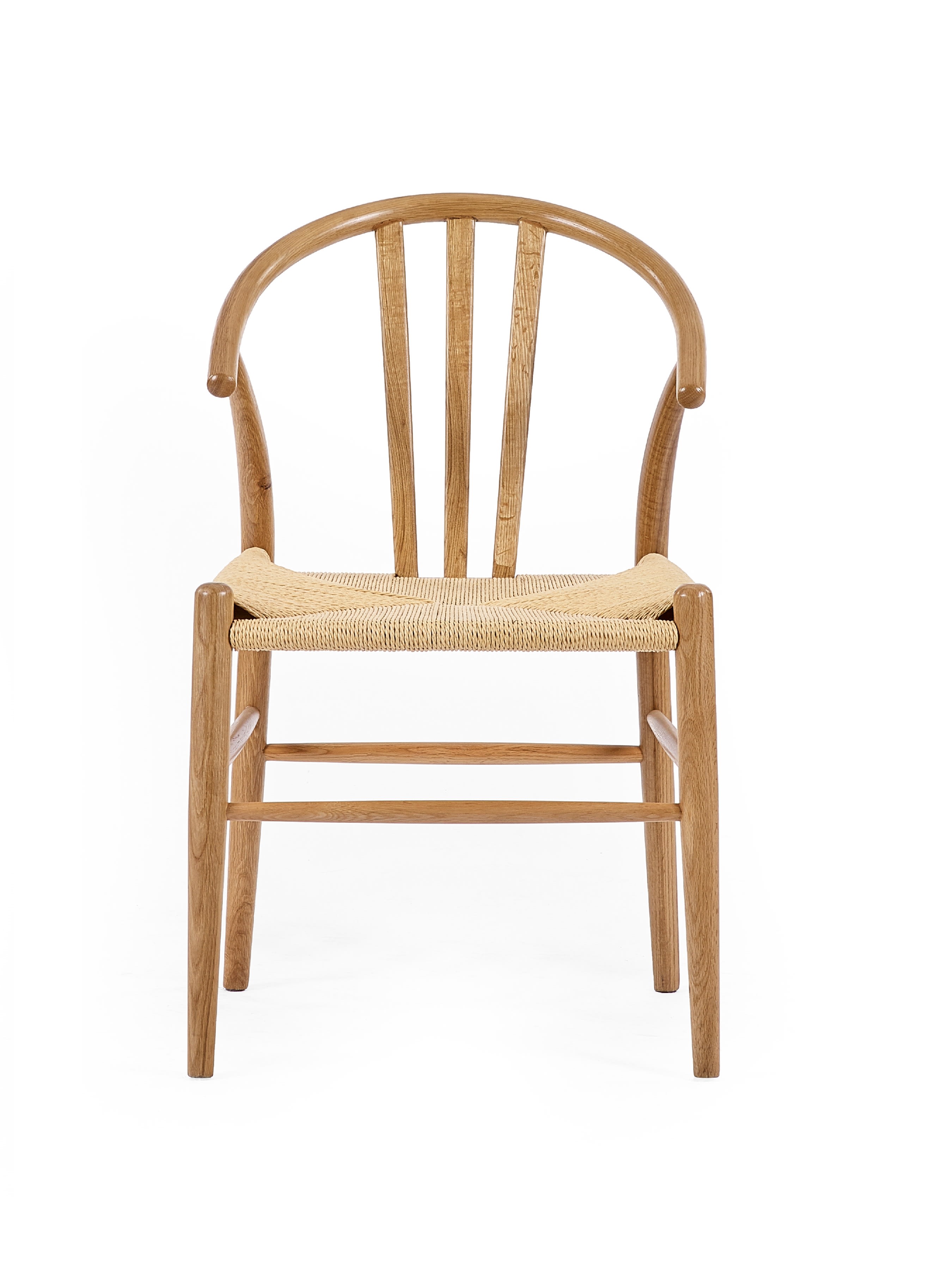 Symi Natural Oak Dining Chairs (Set of 2)