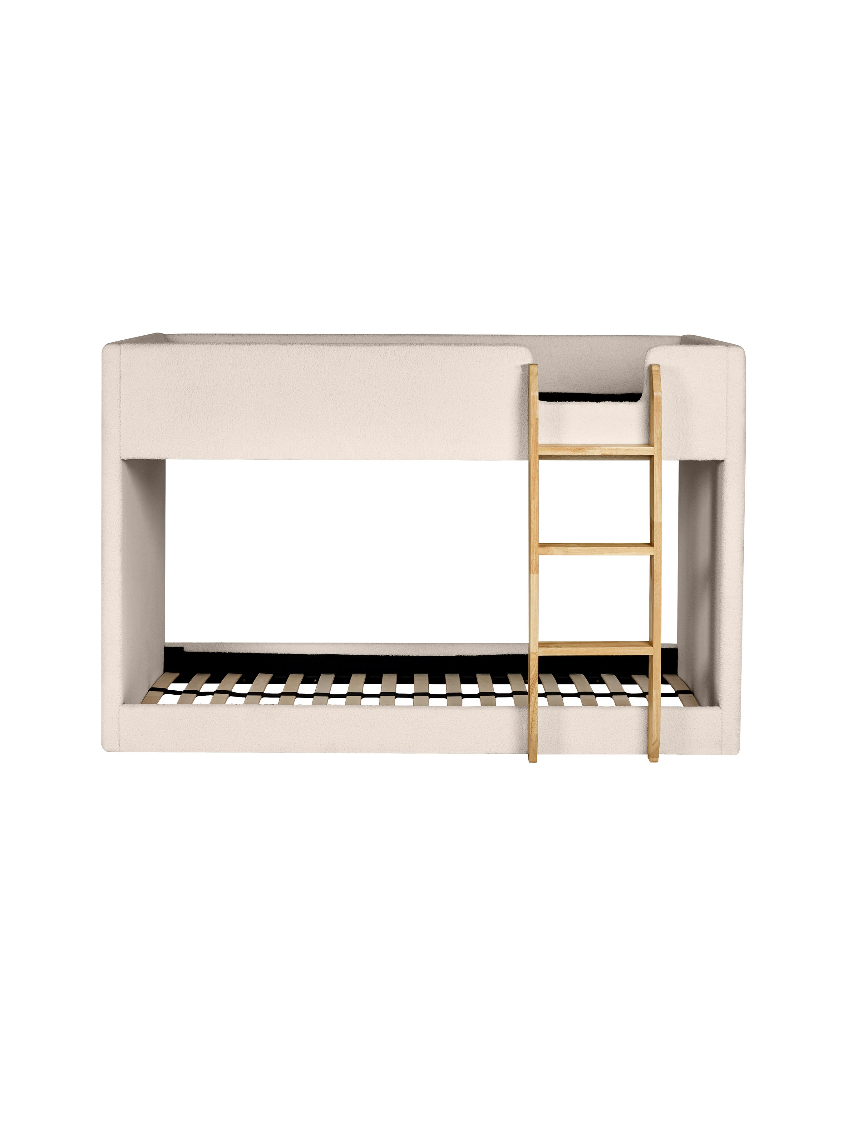 Teddy Upholstered Bunk Bed – Cream Boucle