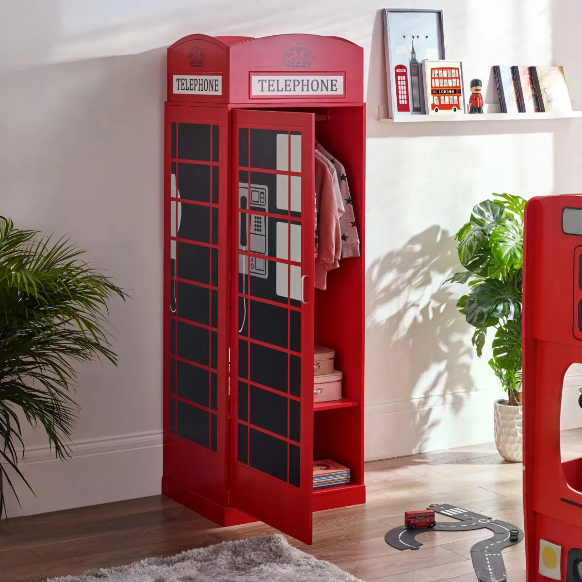 Telephone Box Wardrobe – Julian Bowen, view 2