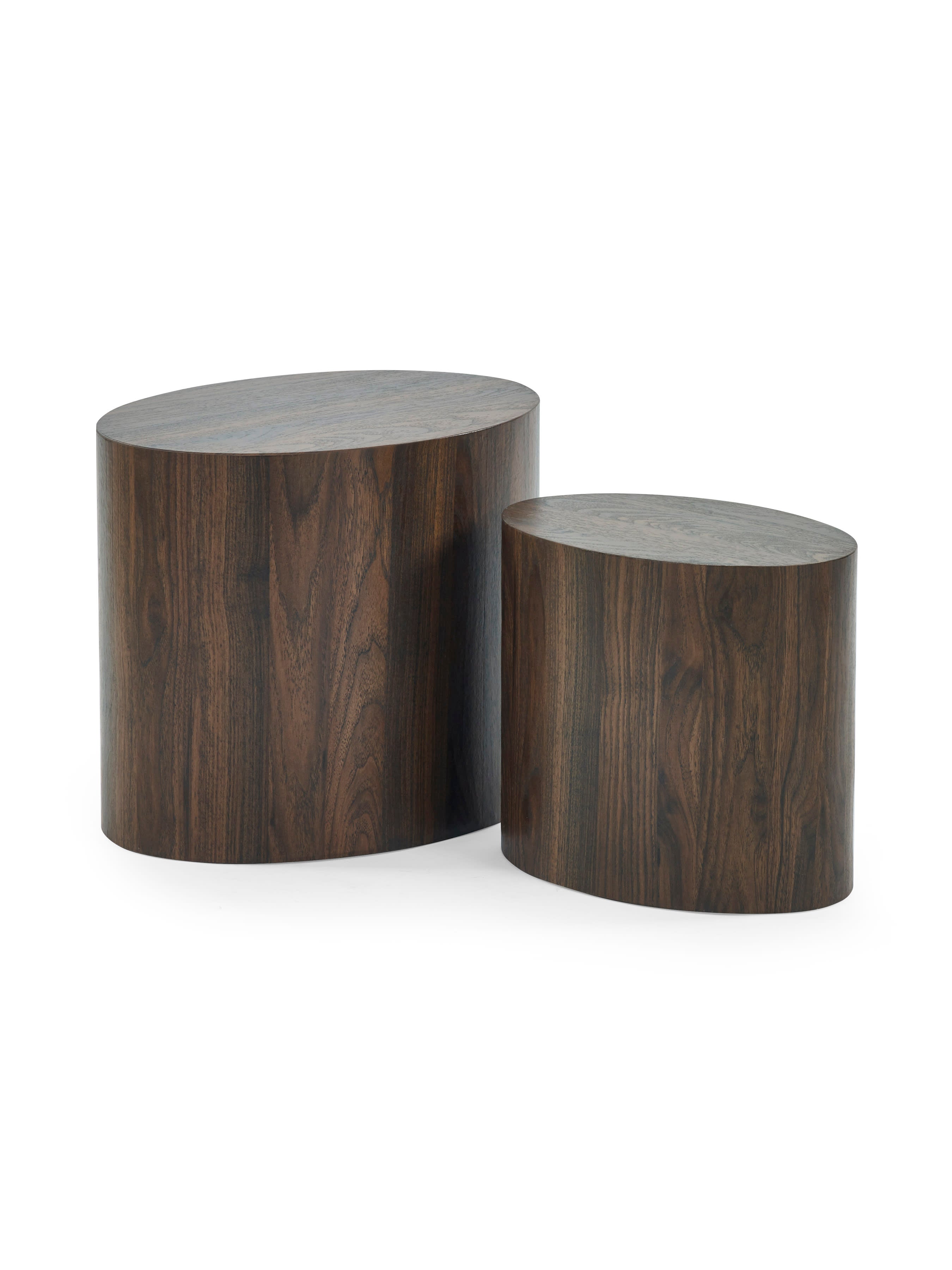 Toba Walnut Effect Nest of 2 Tables