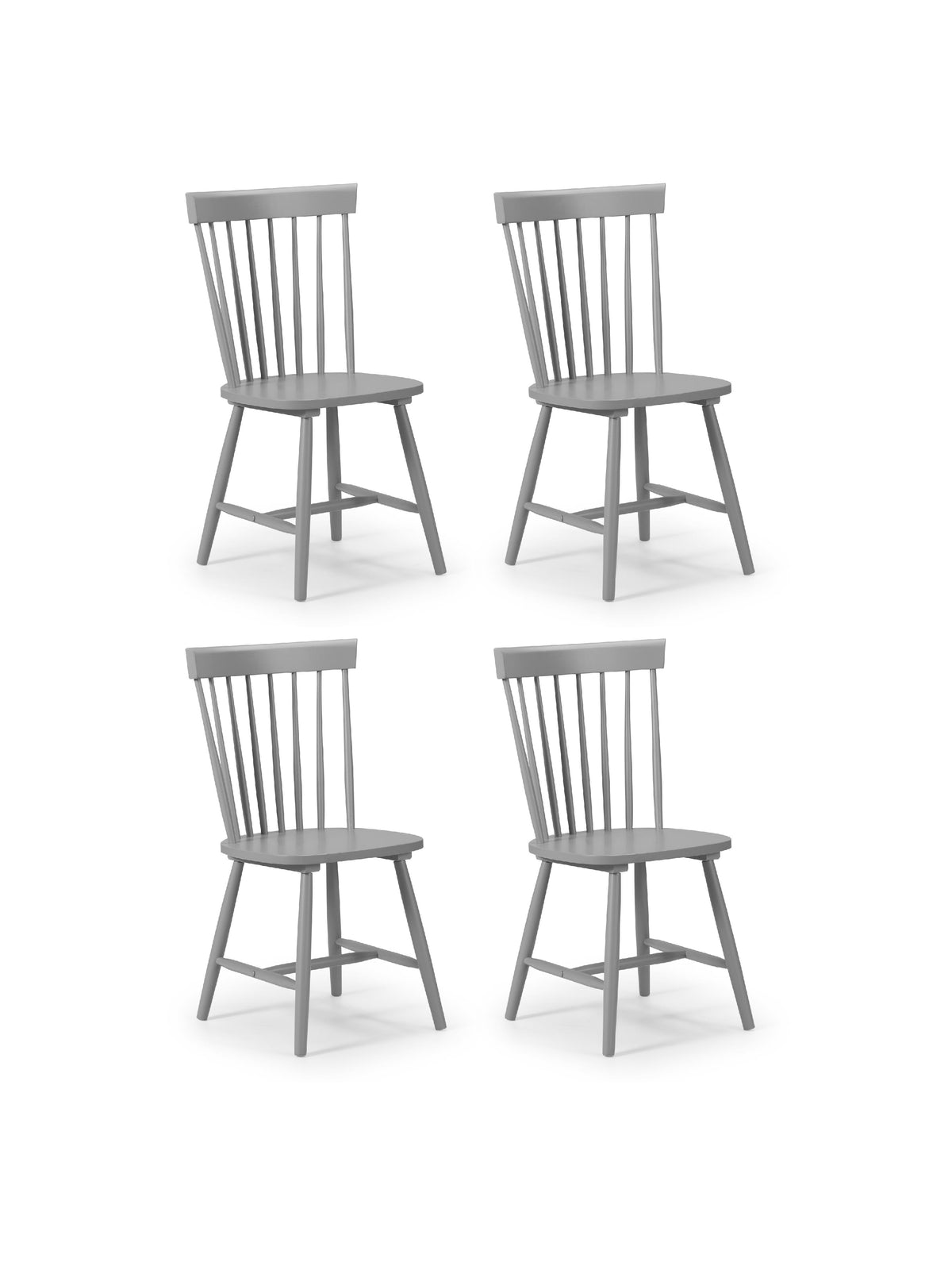 Torino Grey Chairs (Set of 4)
