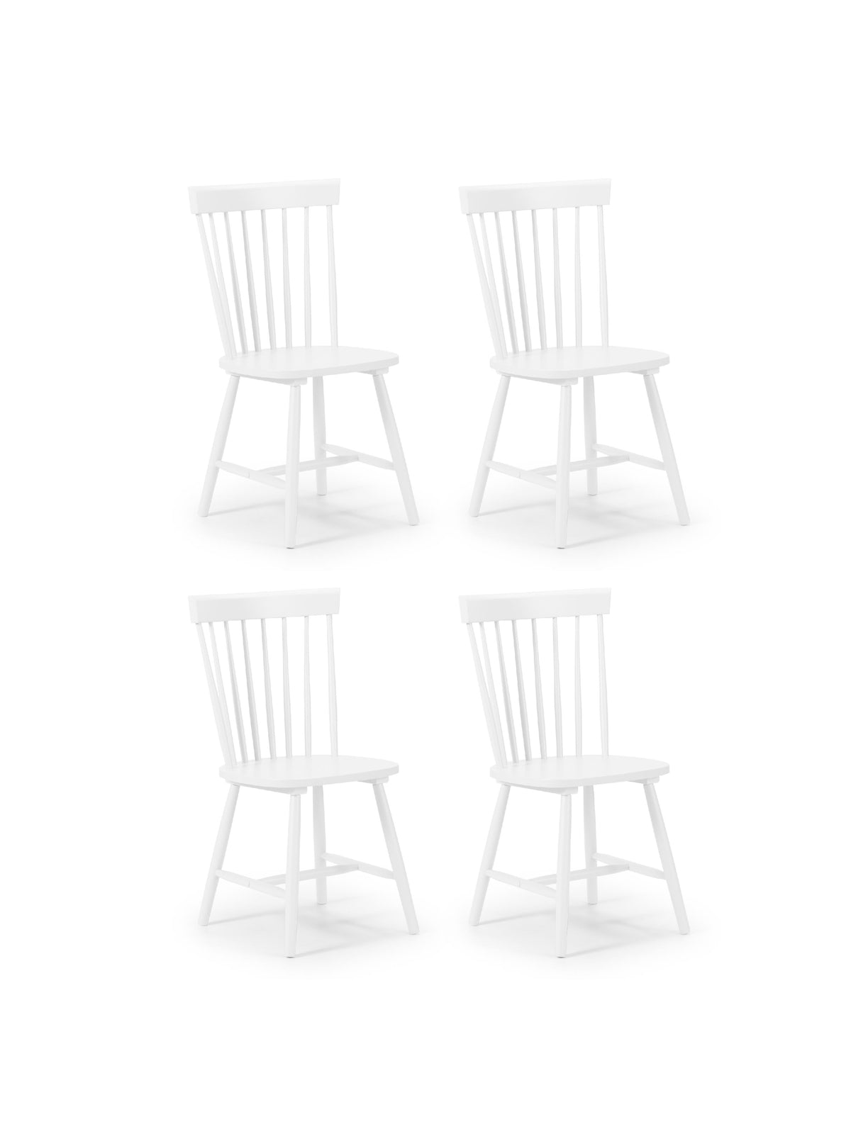 Torino White Chairs (Set Of 4)