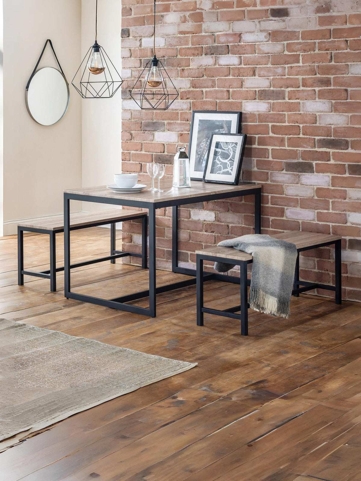 Tribeca Dining Table - Sonoma Oak