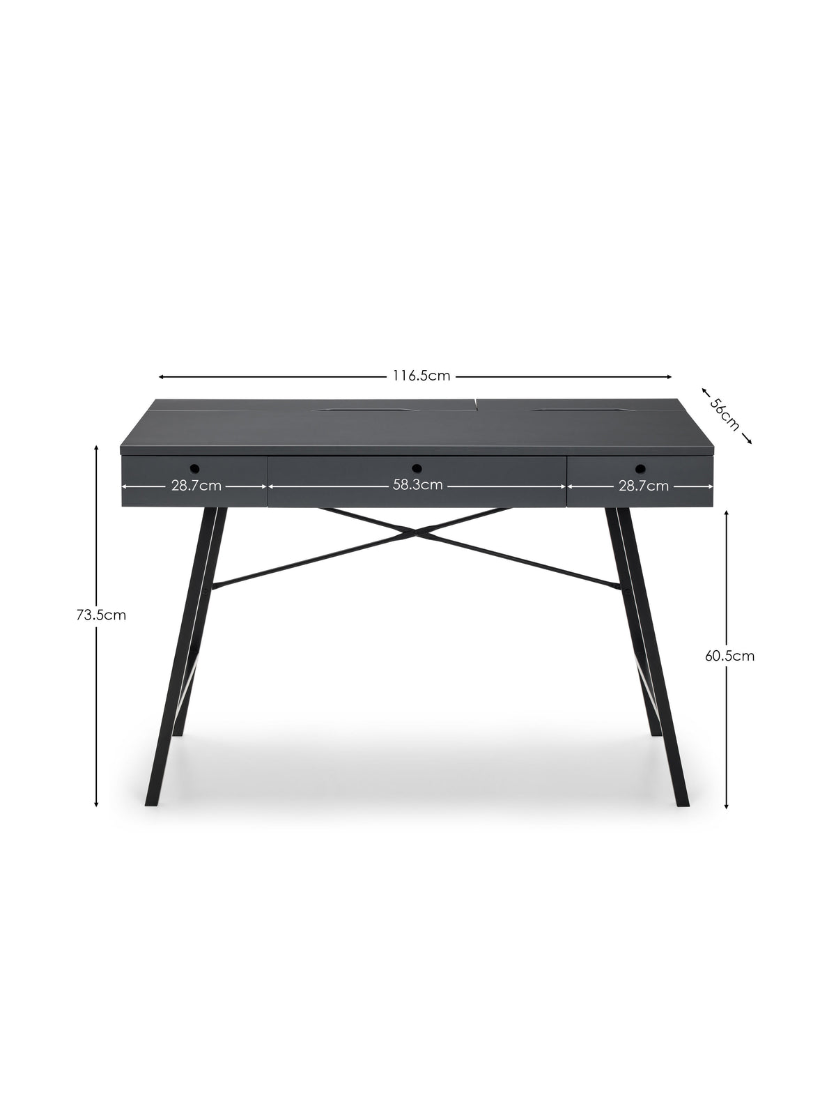 Trianon Desk - Grey
