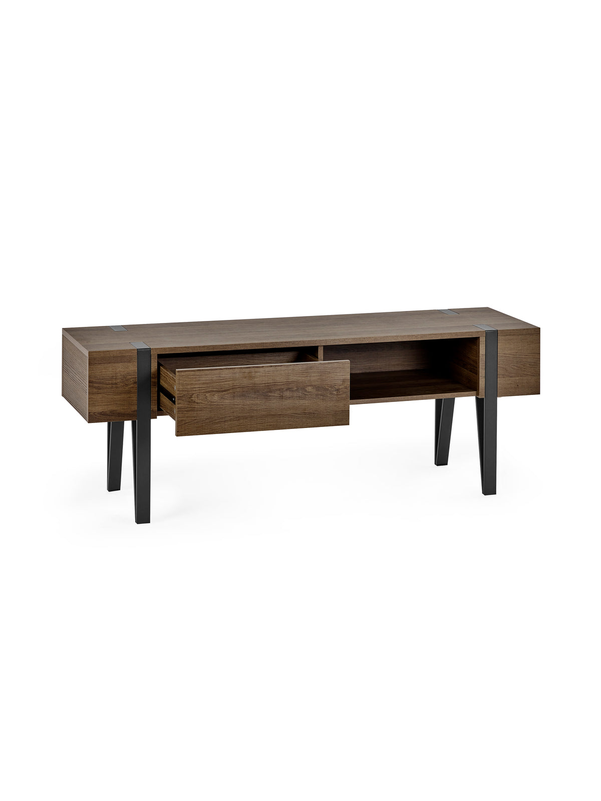 Troy TV Unit up to 65" – Rustic Wood Effect