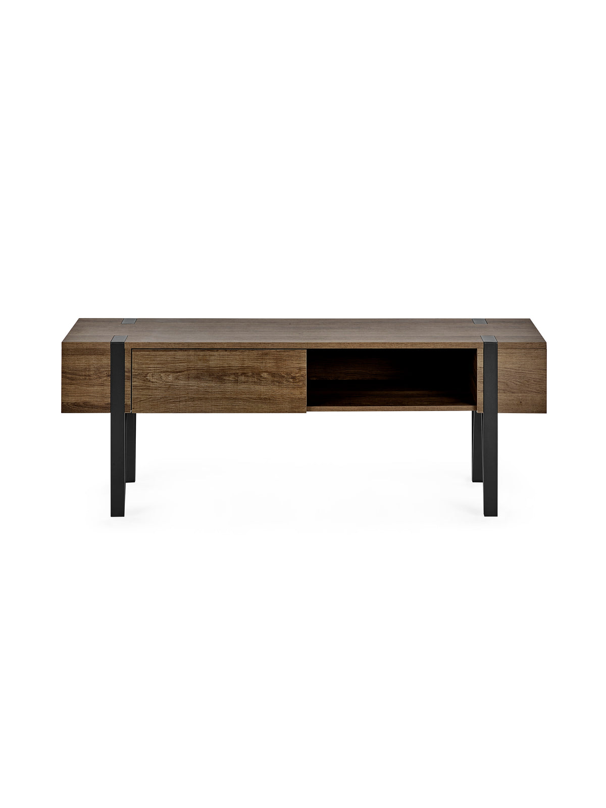 Troy TV Unit up to 65" – Rustic Wood Effect