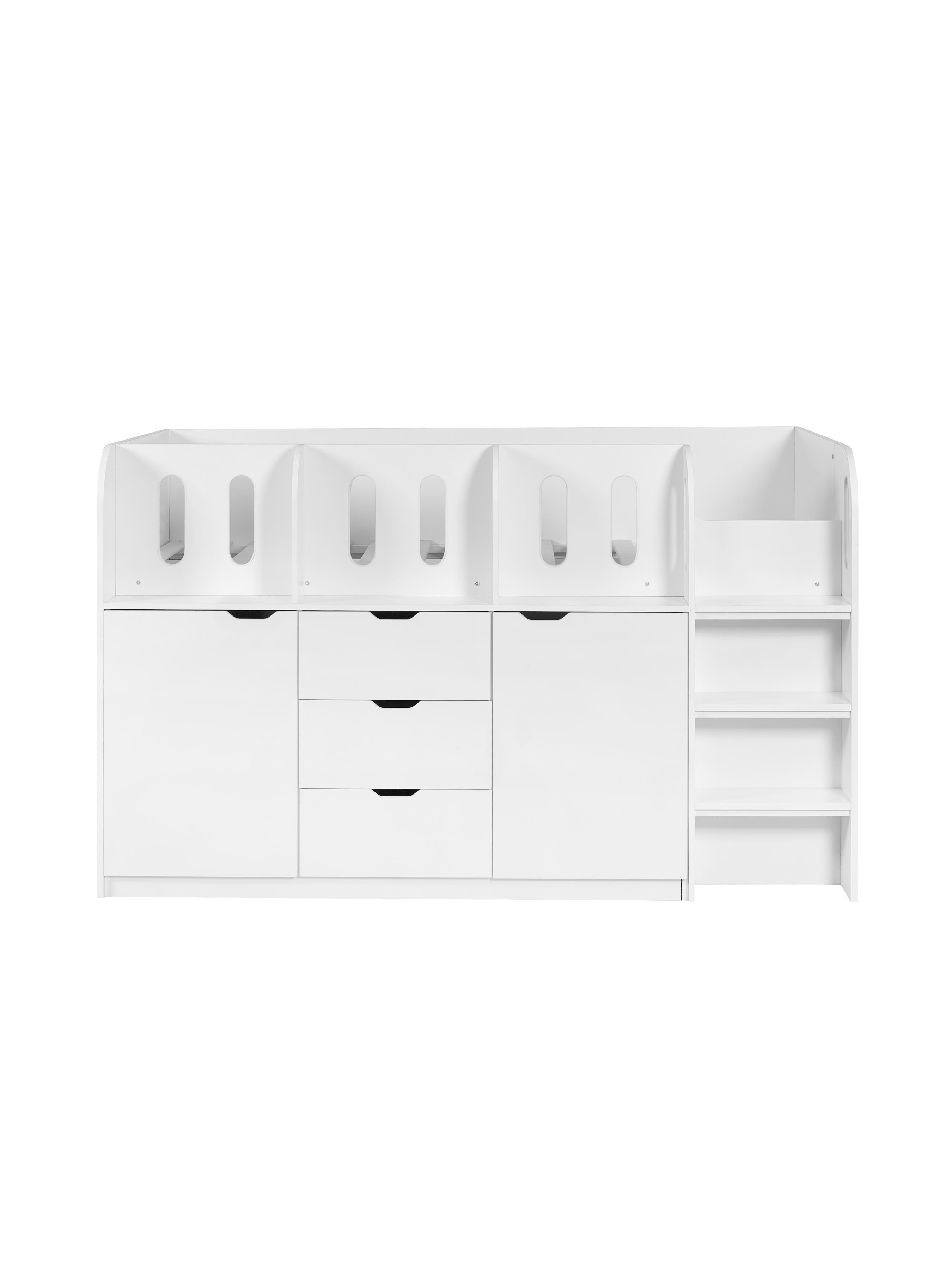 Vision Mid Sleeper Bed – White