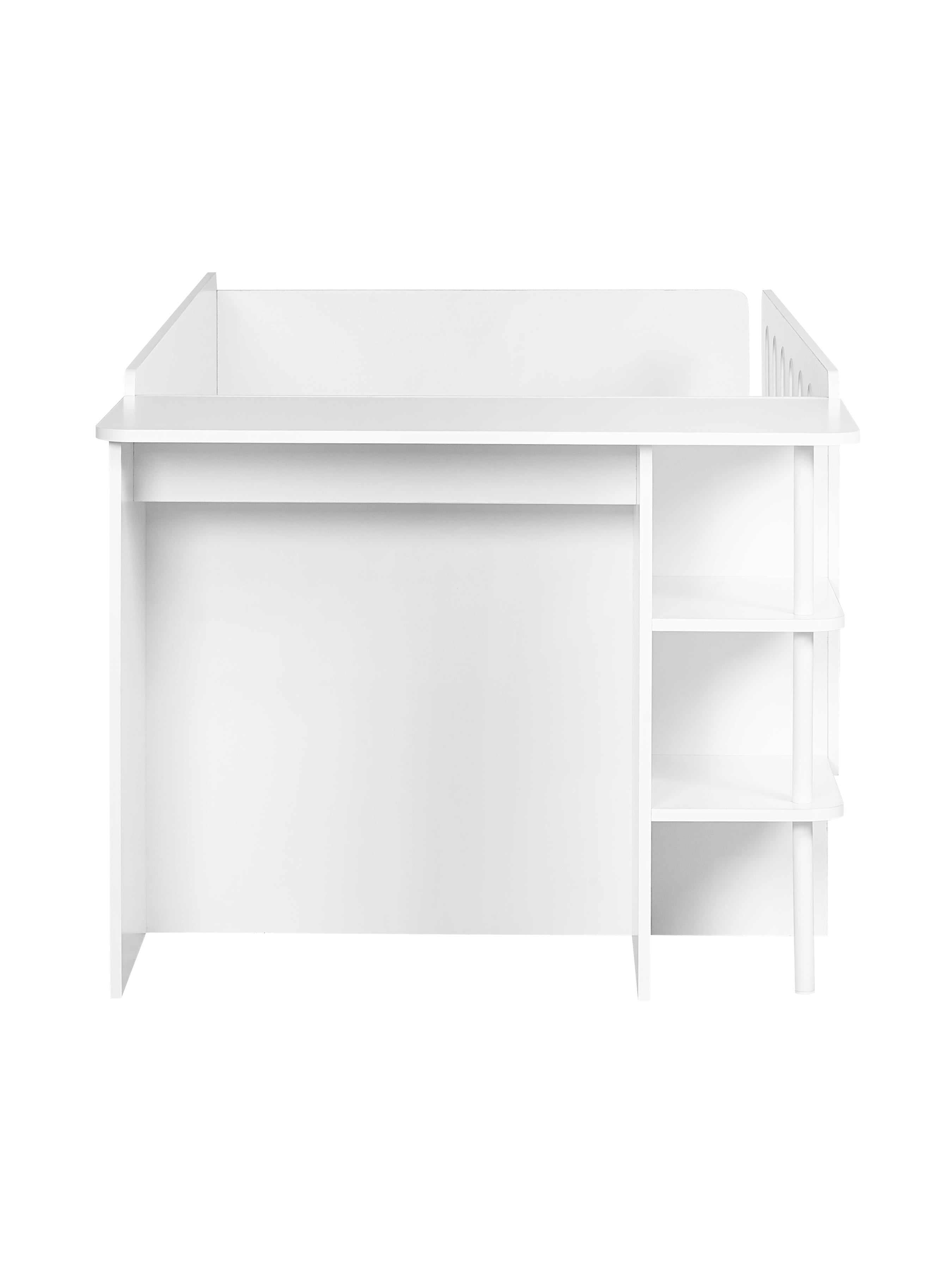 Vision Low Sleeper With Desk – White
