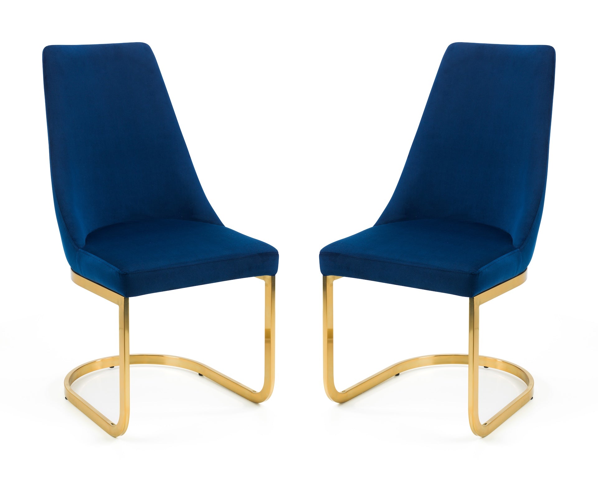 Vittoria Cantilever Dining Chairs - (Blue Set Of 2) – Julian Bowen