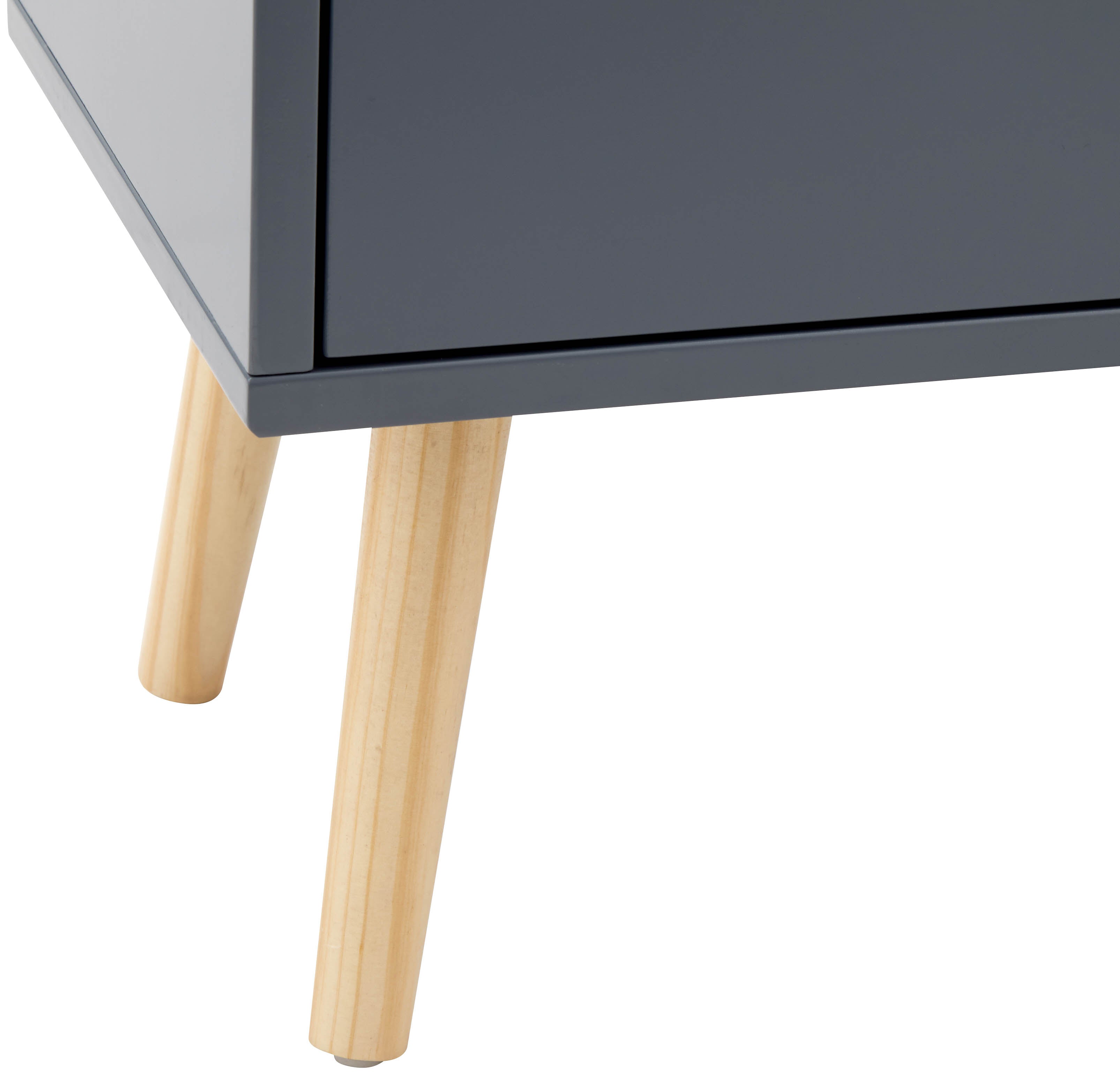 Nyborg 2+2 Drawer Chest – Dark Grey